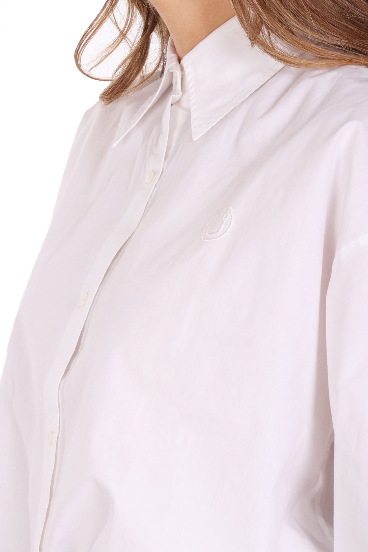 HUGO BLUE ΠΟΥΚΑΜΙΣΟ ELISANA_B LOGO ΛΕΥΚΟ φωτογραφία