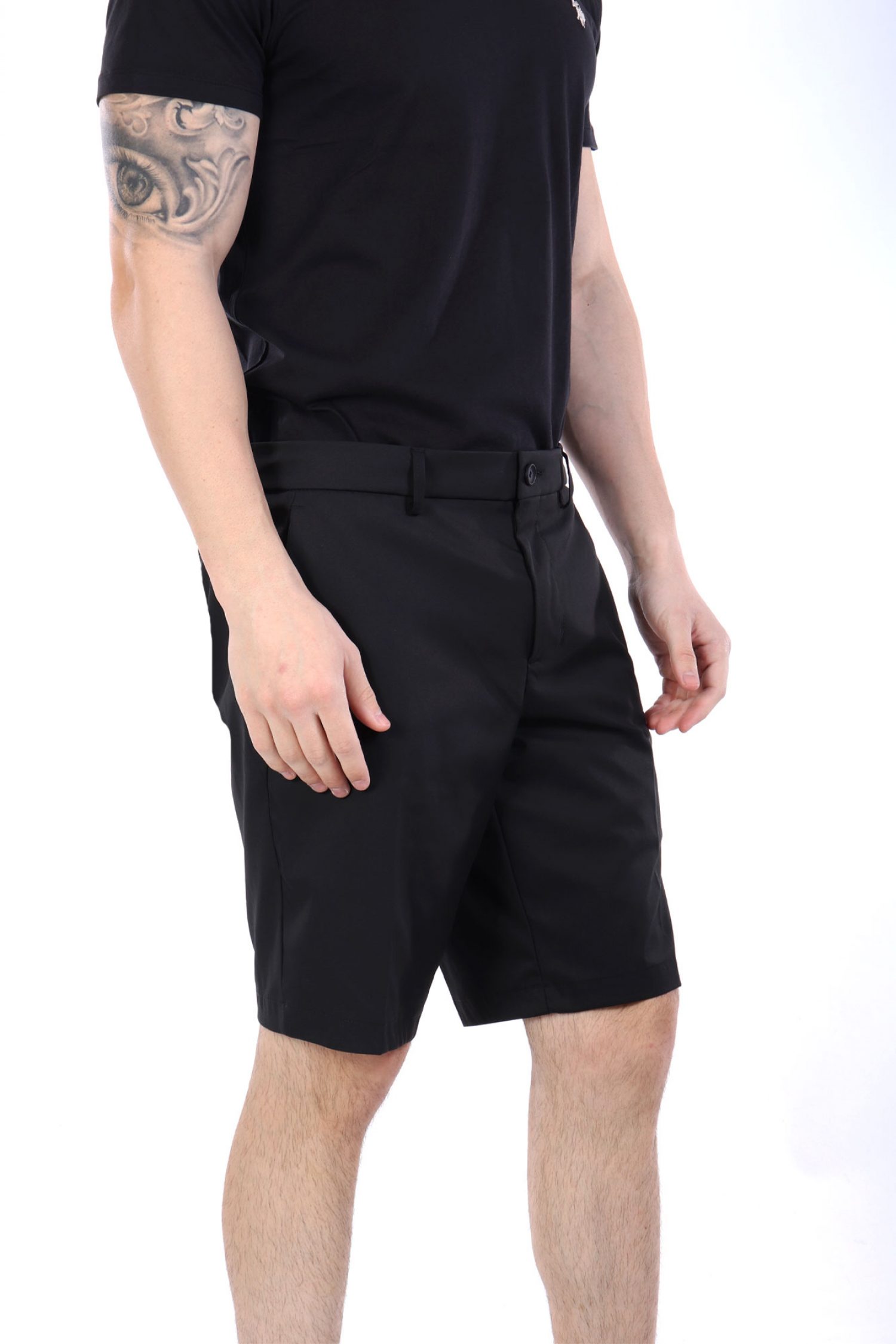 BOSS ATHLEISURE ΒΕΡΜΟΥΔΑ CHINO REGULAR FIT S PHOENIX ΜΑΥΡΟ