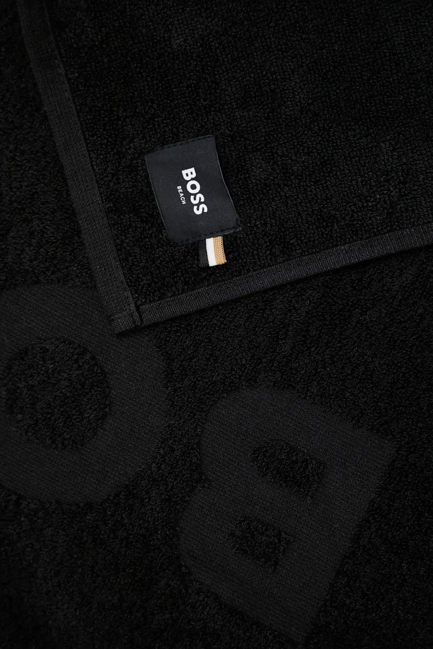 BOSS BEACHWEAR ΣΕΤ ΠΑΡΑΛΙΑΣ ΜΑΓΙΩ-ΠΕΤΣΕΤΑ-BACKPACK BEACH SET ΜΑΥΡΟ φωτογραφία