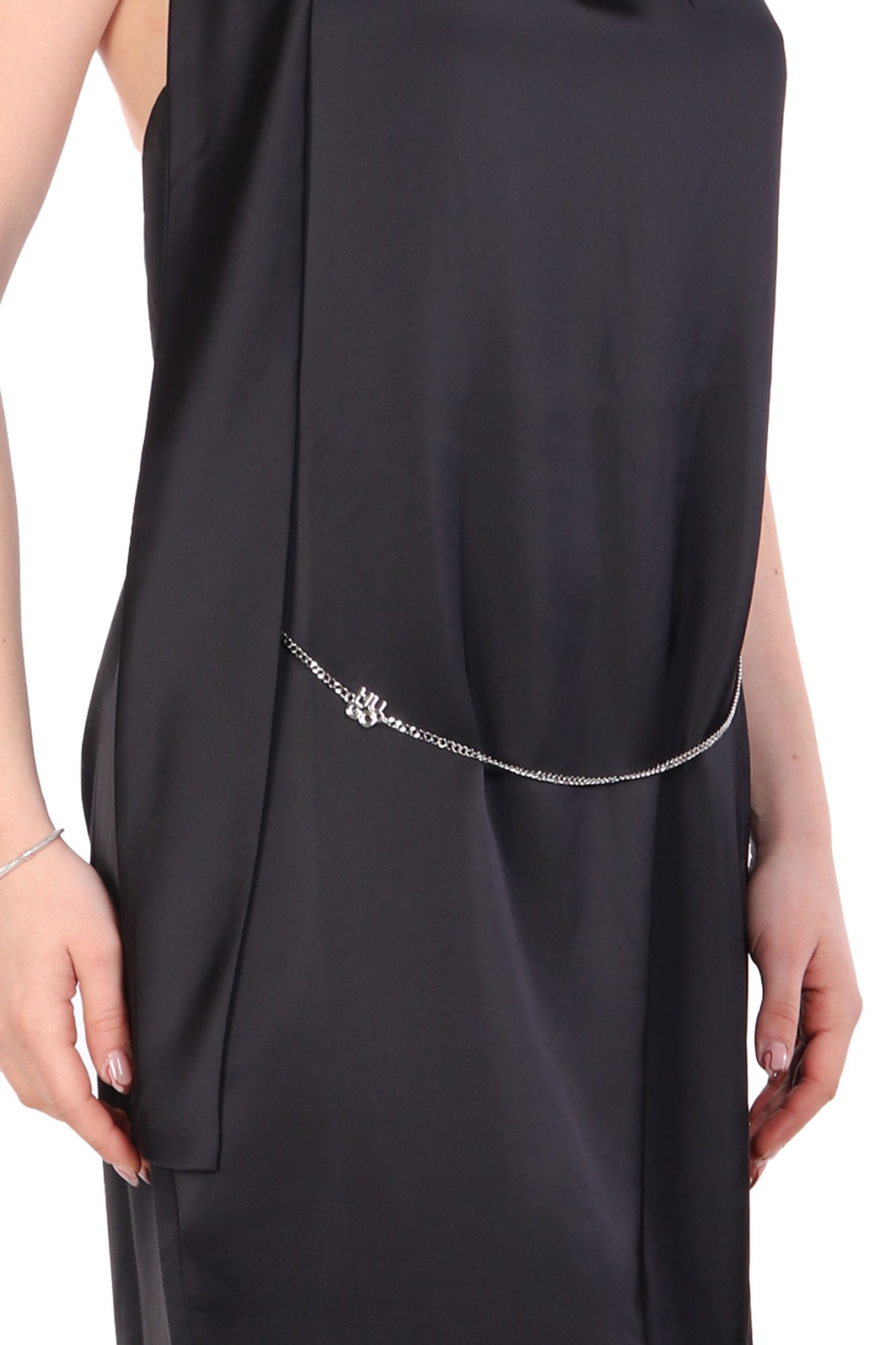 HUGO ΦΟΡΕΜΑ ΣΑΤΕΝ MINI ΚΙΝΕΜΑ-1 ΔΕΣΙΜΟ ΛΑΙΜΟ ΑΠΟΣΠΩΜΕΝΗ ΑΛΥΣΙΔΑ ΕΞΩ ΠΛΑΤΗ ΜΑΥΡΟ