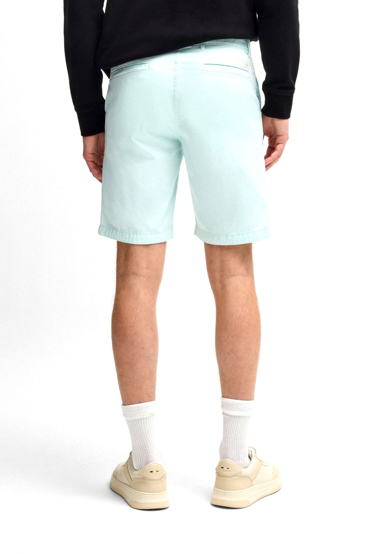 BOSS CASUAL ΒΕΡΜΟΥΔΑ CHINO SLIM FIT CHINO SLIM SHORTS ΦΥΣΤΙΚΙ
