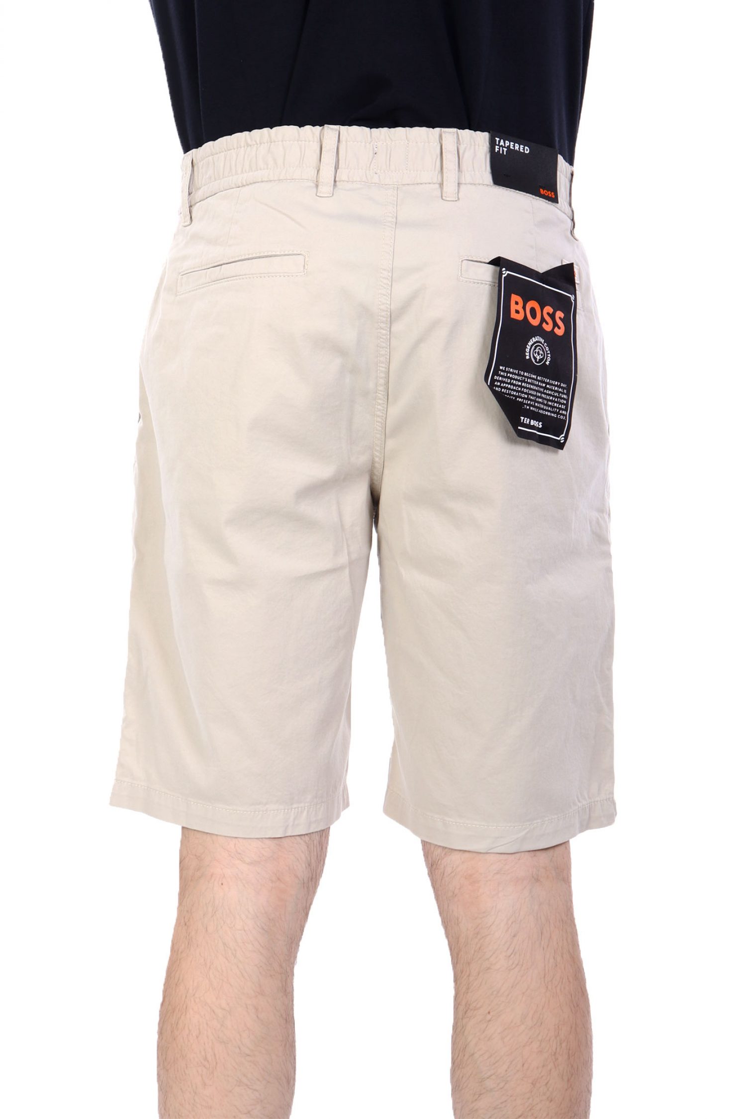 BOSS CASUAL ΒΕΡΜΟΥΔΑ CHINO TAPERED FIT CHINO-TAPERED-DS-1-S ΜΠΕΖ φωτογραφία