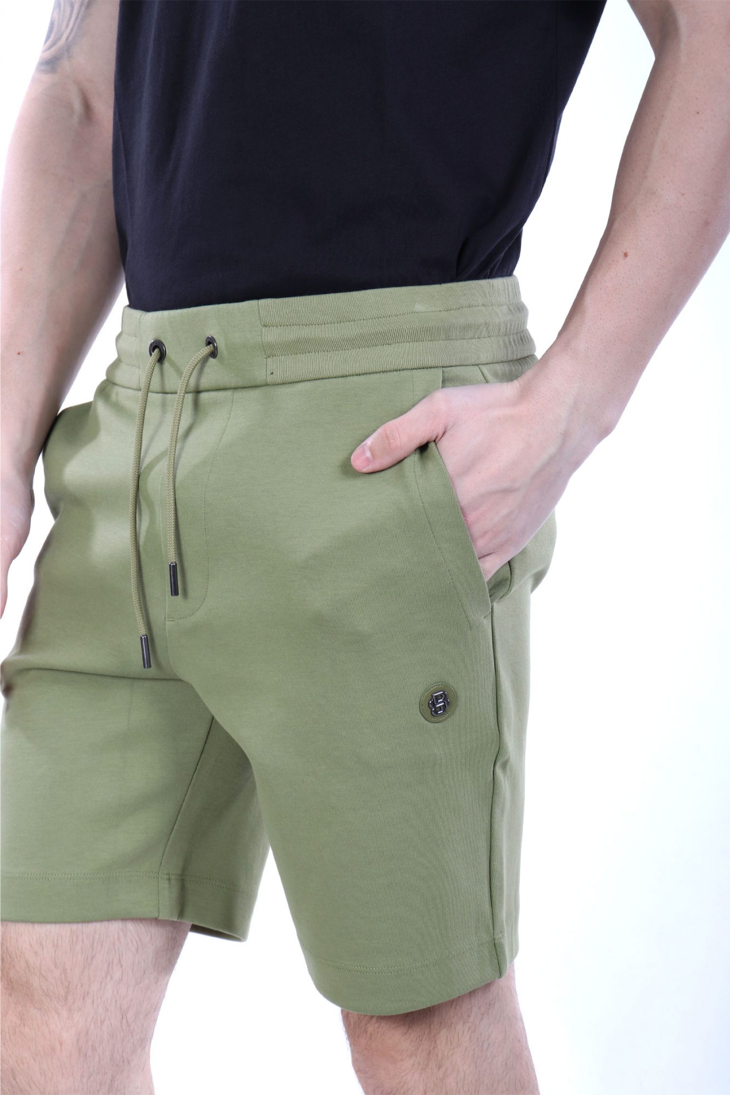 BOSS ΒΕΡΜΟΥΔΑ JERSEY C-LEONI 01 XAKI φωτογραφία