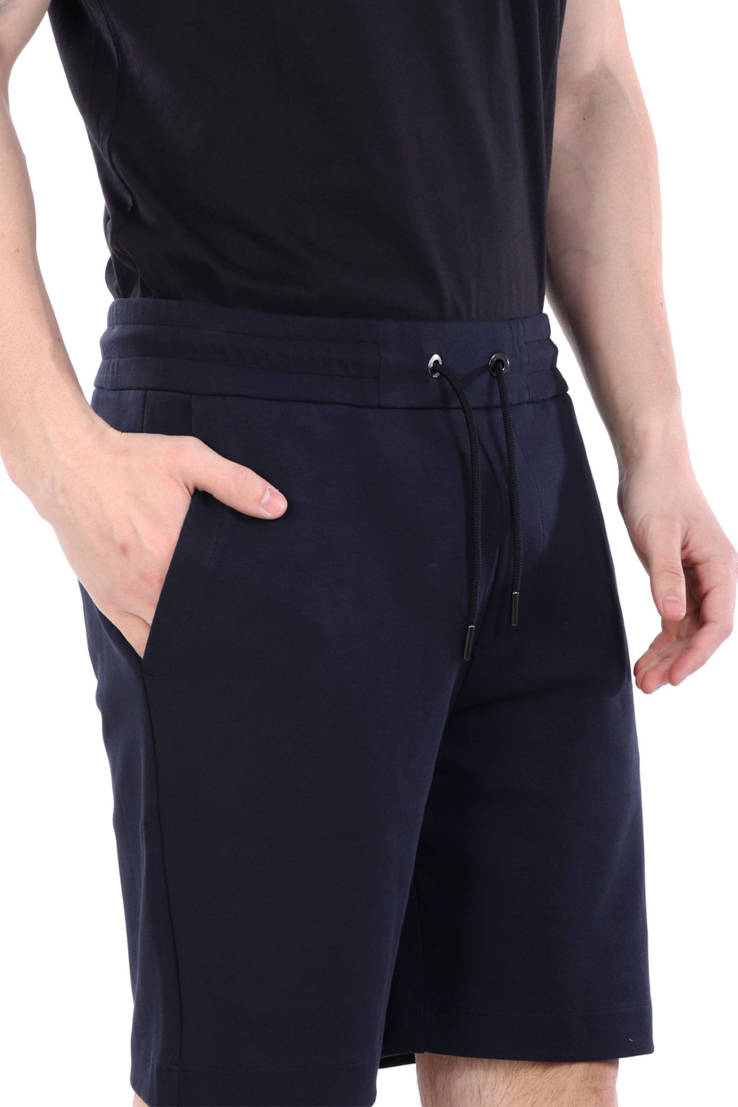 BOSS ΒΕΡΜΟΥΔΑ JERSEY C-LEONI 01 ΜΠΛΕ φωτογραφία