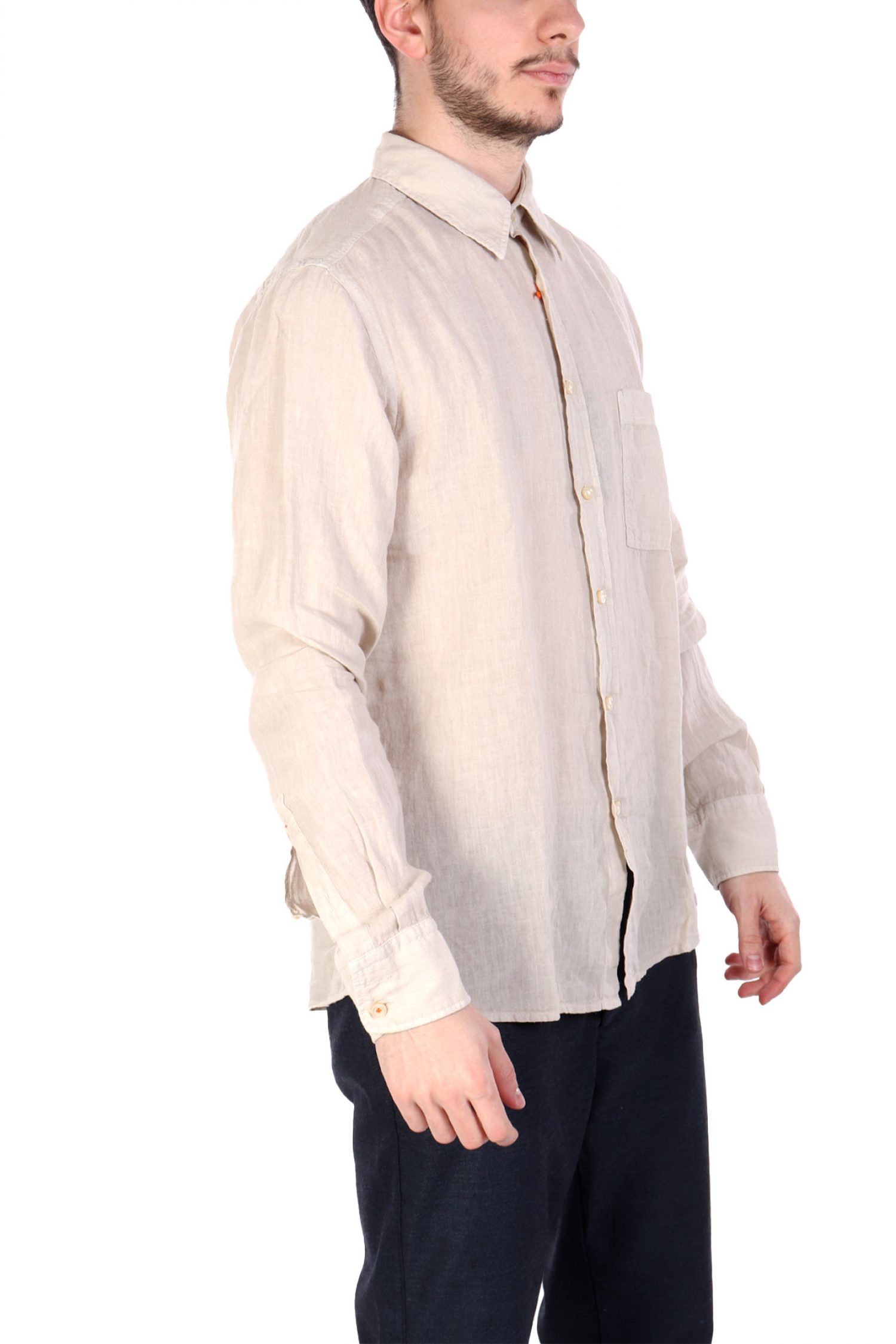 BOSS CASUAL ΠΟΥΚΑΜΙΣΟ ΛΙΝΟ REGULAR FIT RELEGANT 6 M ΜΠΕΖ