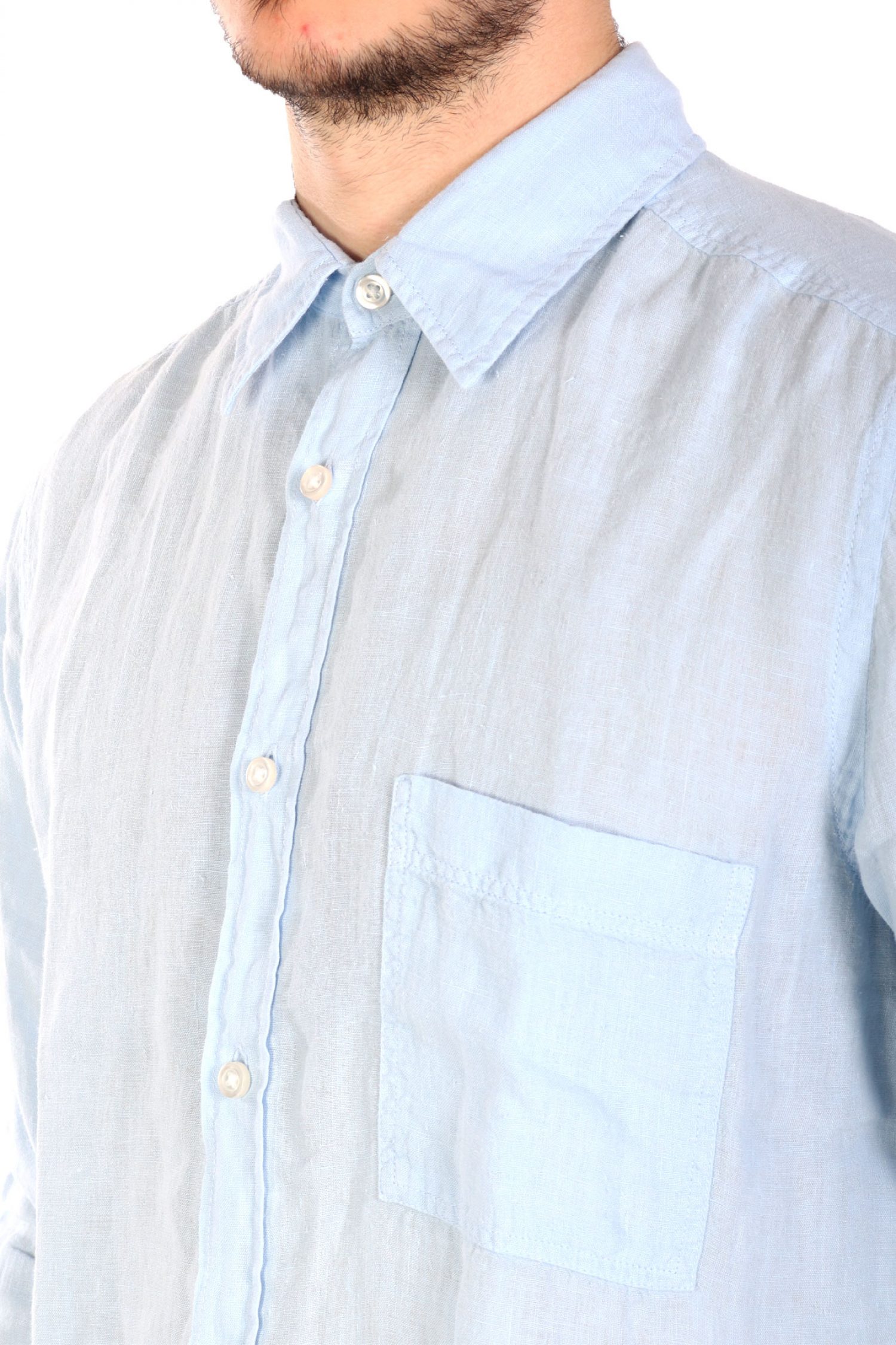 BOSS CASUAL ΠΟΥΚΑΜΙΣΟ ΛΙΝΟ REGULAR FIT RELEGANT 6 M ΣΙΕΛ