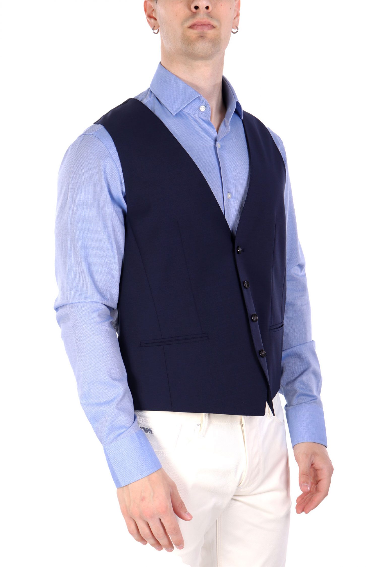 BOSS ΓΙΛΕΚΟ ΚΟΣΤΟΥΜΙΟΥ H-HUGE-VEST-251 ΜΠΛΕ