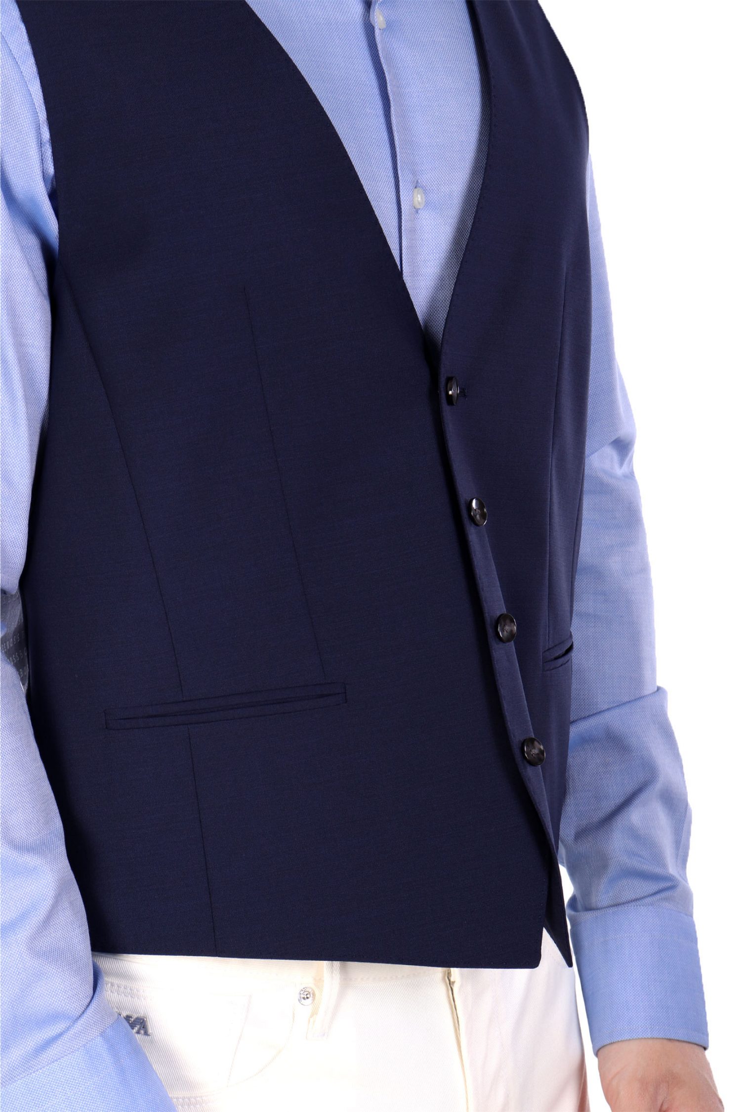 BOSS ΓΙΛΕΚΟ ΚΟΣΤΟΥΜΙΟΥ H-HUGE-VEST-251 ΜΠΛΕ