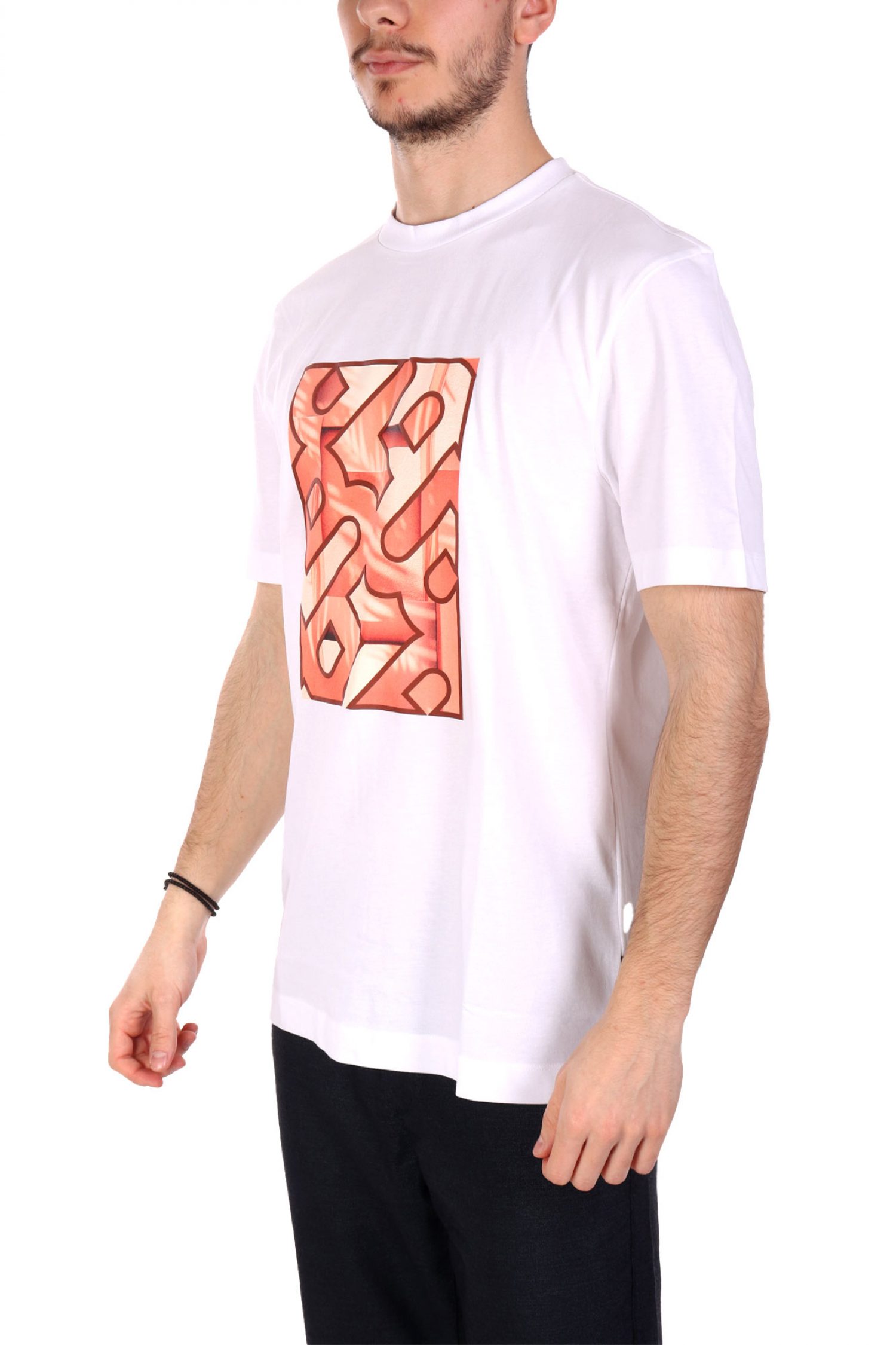 BOSS T-SHIRT H-TAUT 81 ΛΕΥΚΟ