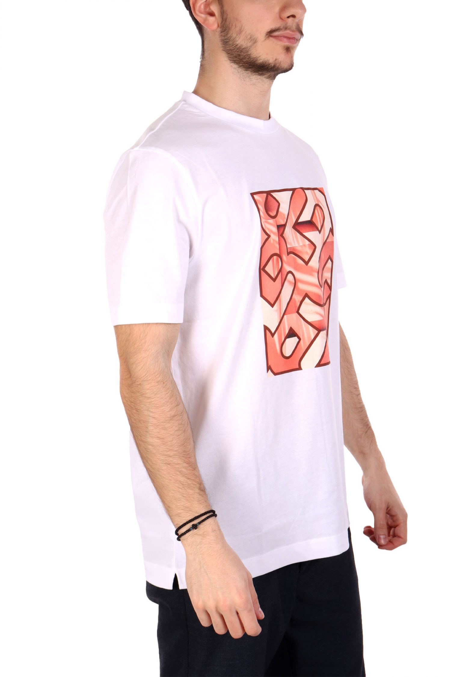 BOSS T-SHIRT H-TAUT 81 ΛΕΥΚΟ