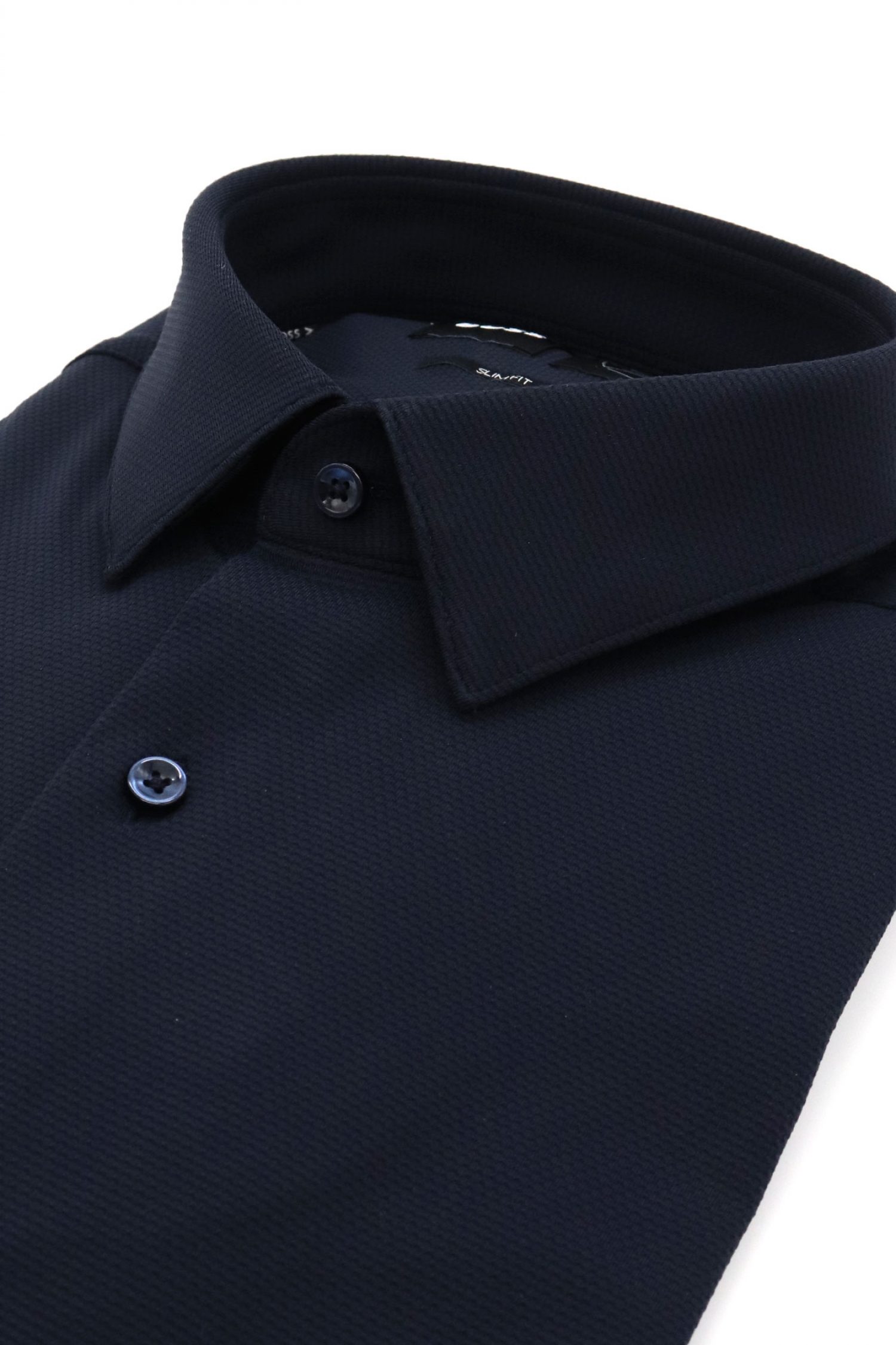 BOSS PERFORMANCE ΠΟΥΚΑΜΙΣΟ ΜΙΚΡΟΣΧΕΔΙΟ SLIM FIT P-HANK-S-KENT-C1-222 ΜΠΛΕ