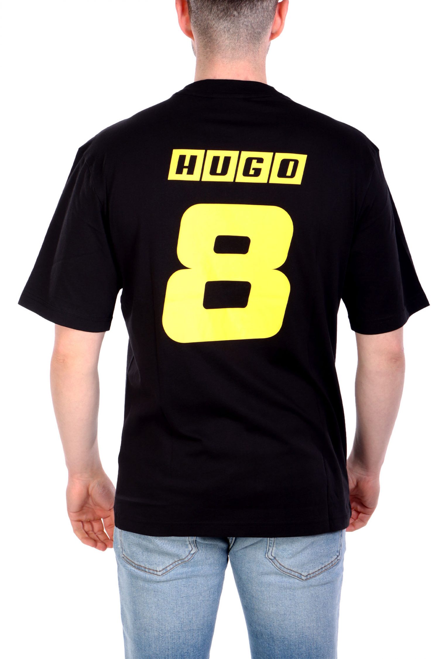 HUGO BLUE T-SHIRT NEBULOP ΜΑΥΡΟ φωτογραφία