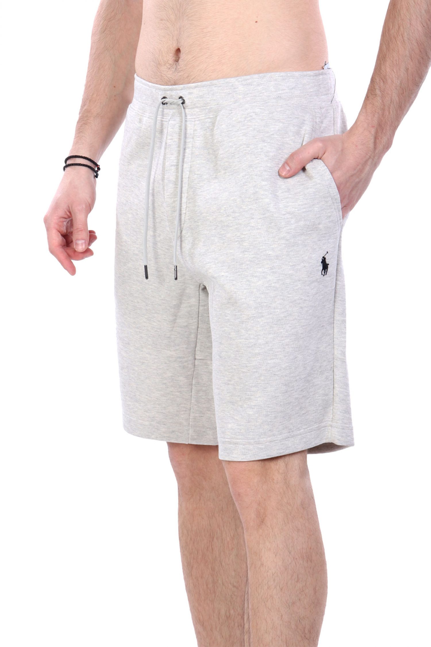 RALPH LAUREN ΒΕΡΜΟΥΔΑ ΦΟΥΤΕΡ LOGO ΓΚΡΙ φωτογραφία