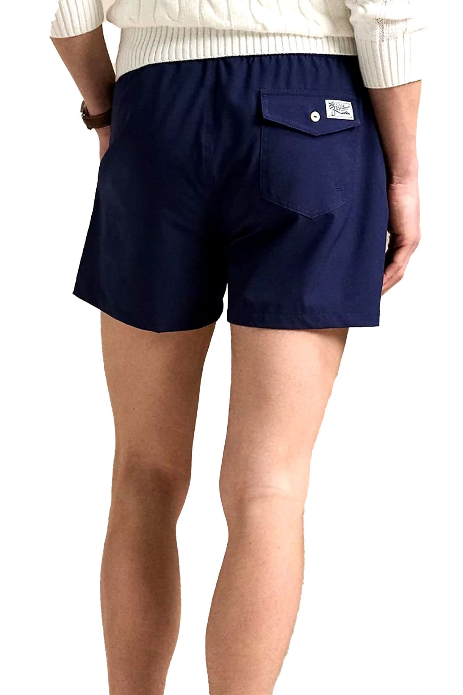 RALPH LAUREN ΜΑΓΙΩ SHORT M CLASSICS TRAVELER LOGO ΜΠΛΕ φωτογραφία