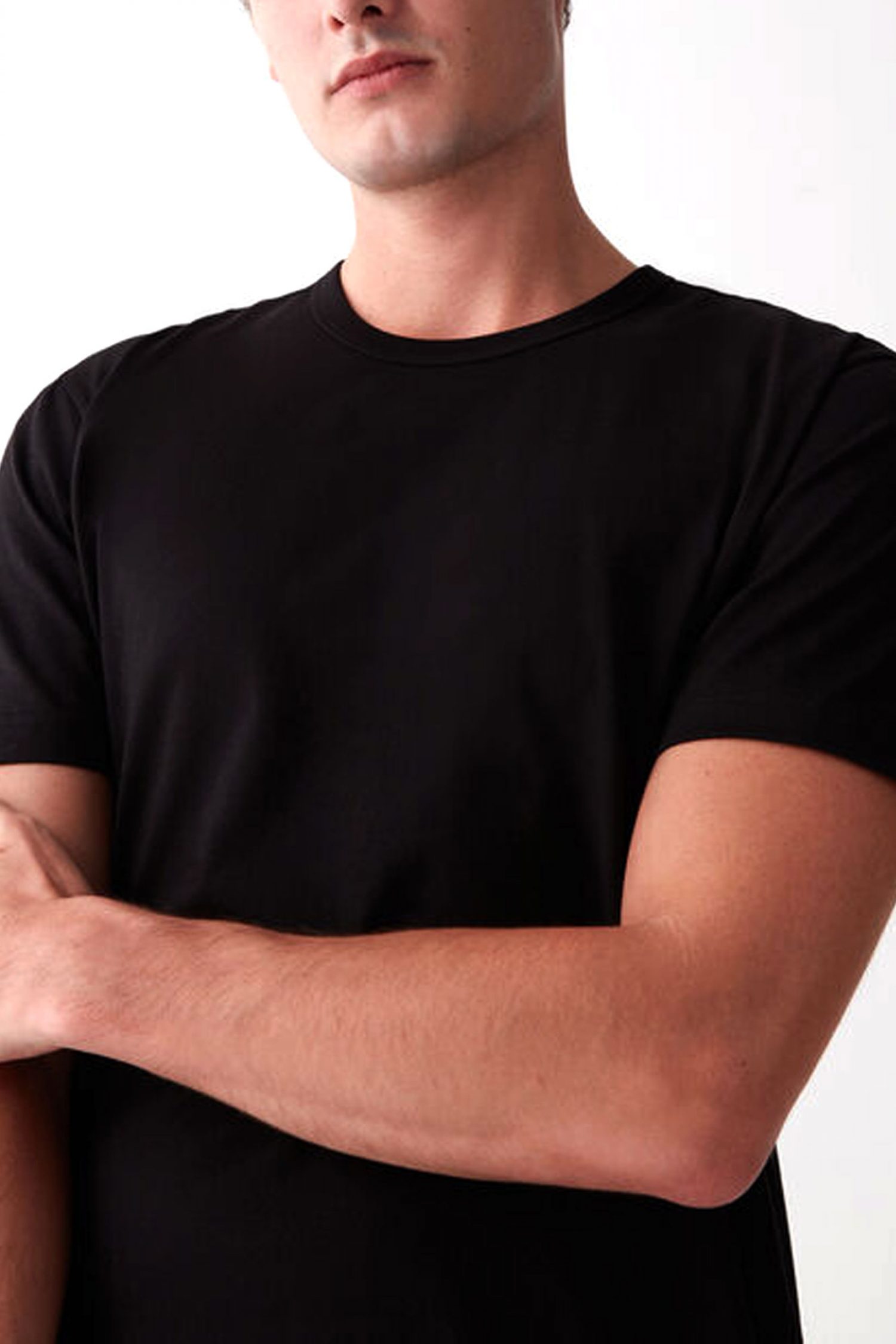 COLMAR T-SHIRT CREW NECK FRIDA LOGO ΜΑΥΡΟ