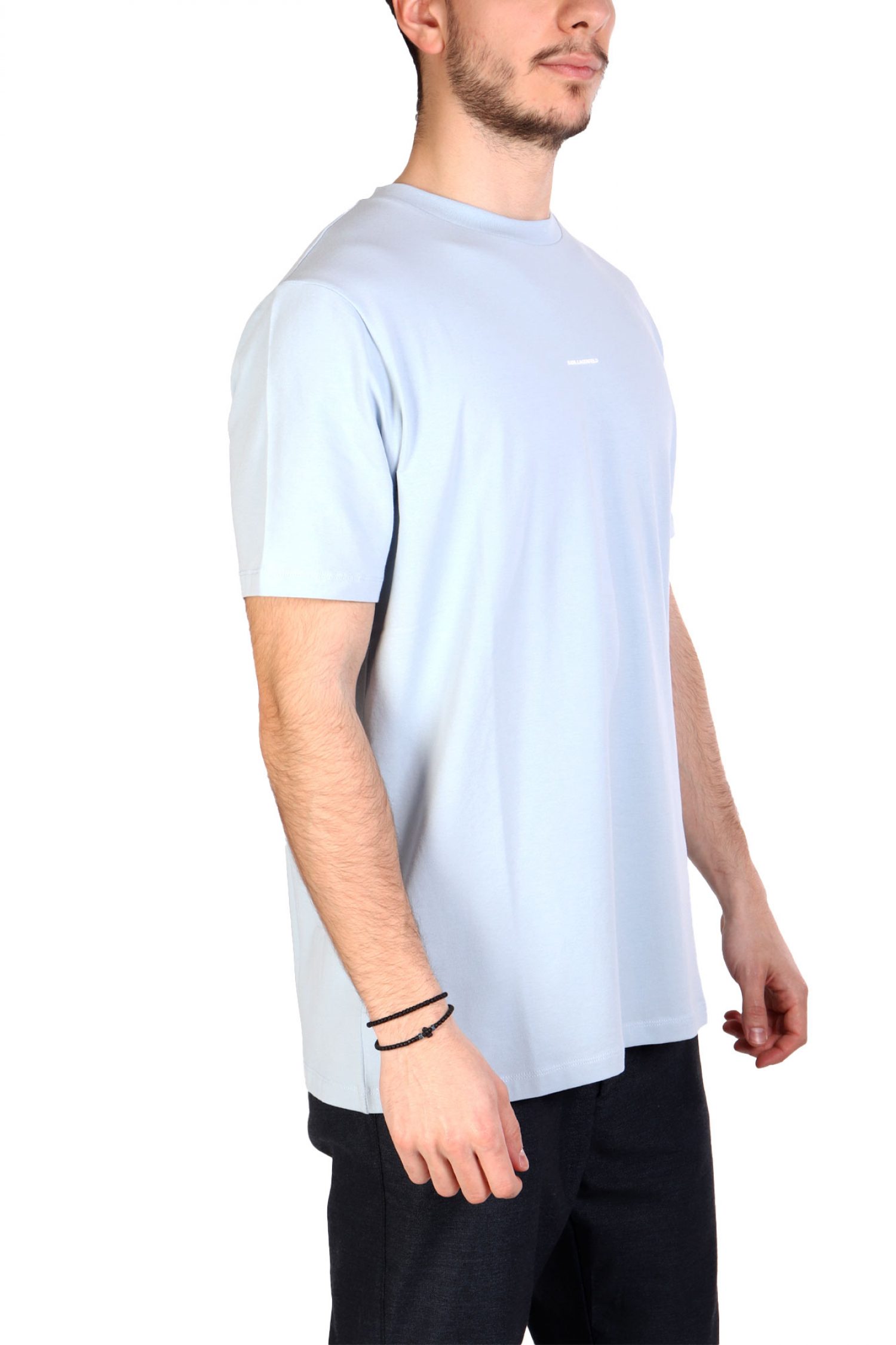 KARL LAGERFELD T-SHIRT LOGO ΣΙΕΛ