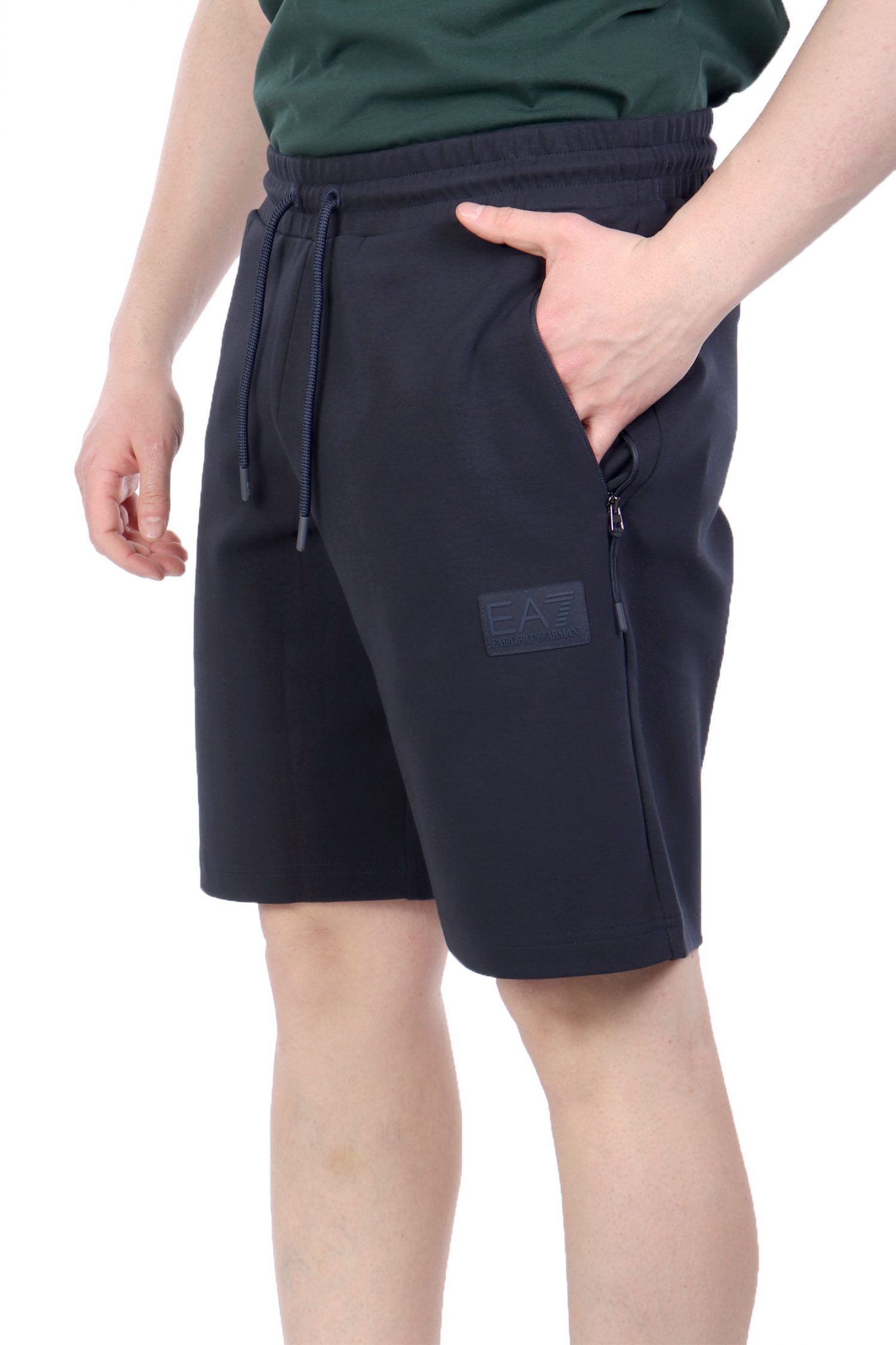 ARMANI 7 ΒΕΡΜΟΥΔΑ ΦΟΥΤΕΡ LOGO ΜΠΛΕ