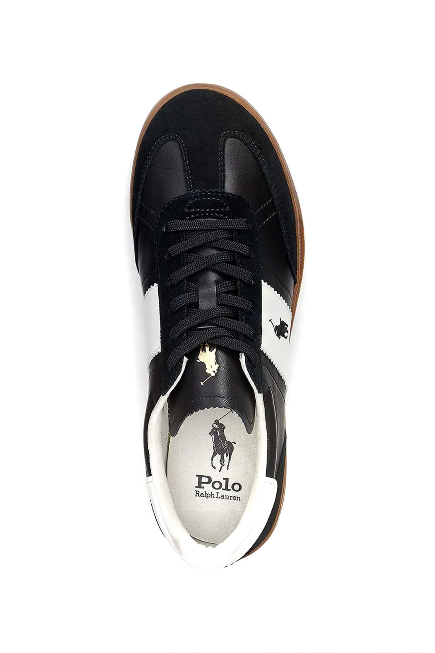RALPH LAUREN ΠΑΠΟΥΤΣΙΑ SNEAKERS HRT AERA PP-SK-LTL ΜΑΥΡΟ-ΛΕΥΚΟ φωτογραφία