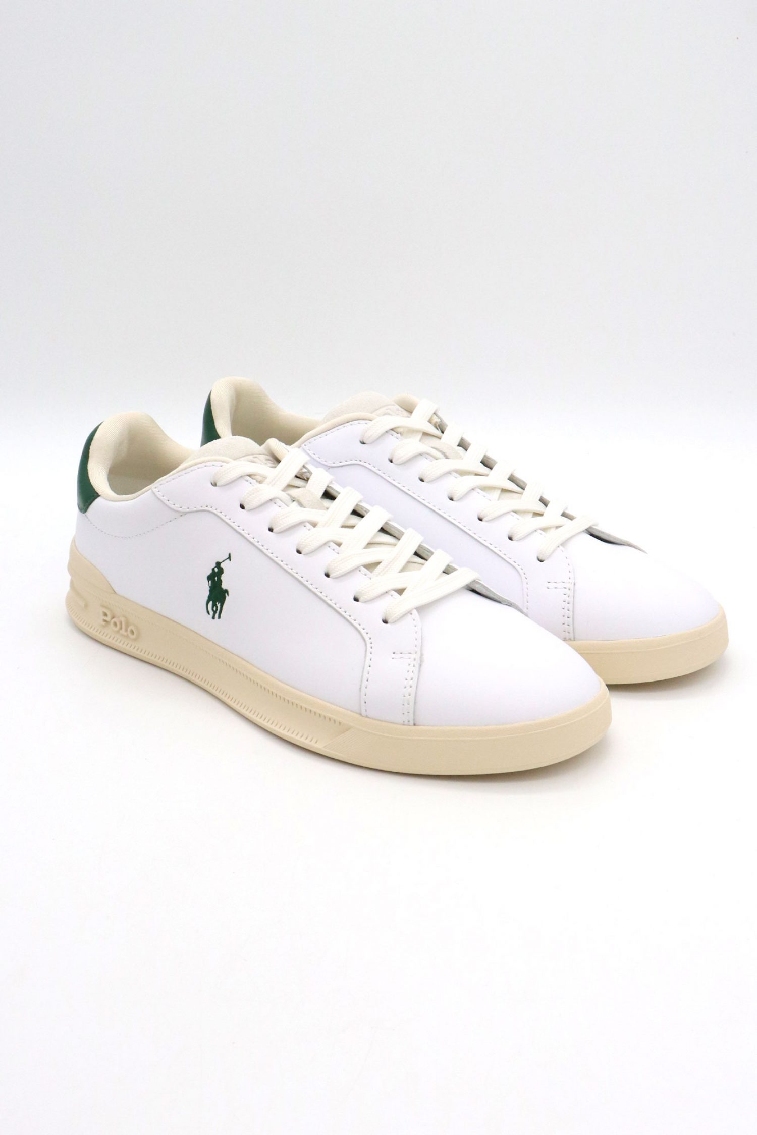 RALPH LAUREN ΠΑΠΟΥΤΣΙΑ SNEAKERS HRT II SK-LTL ΛΕΥΚΟ-ΠΡΑΣΙΝΟ φωτογραφία