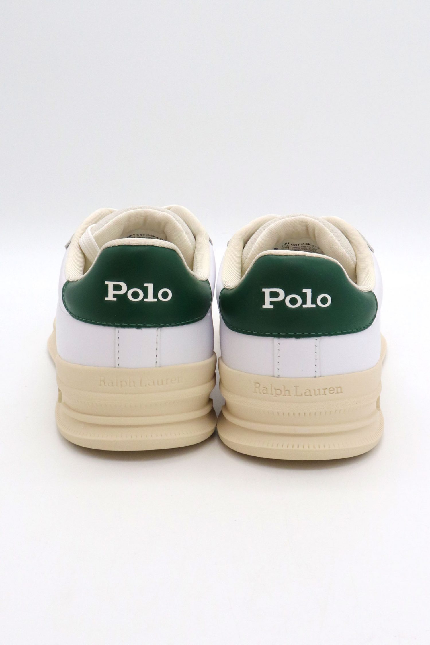 RALPH LAUREN ΠΑΠΟΥΤΣΙΑ SNEAKERS HRT II SK-LTL ΛΕΥΚΟ-ΠΡΑΣΙΝΟ φωτογραφία