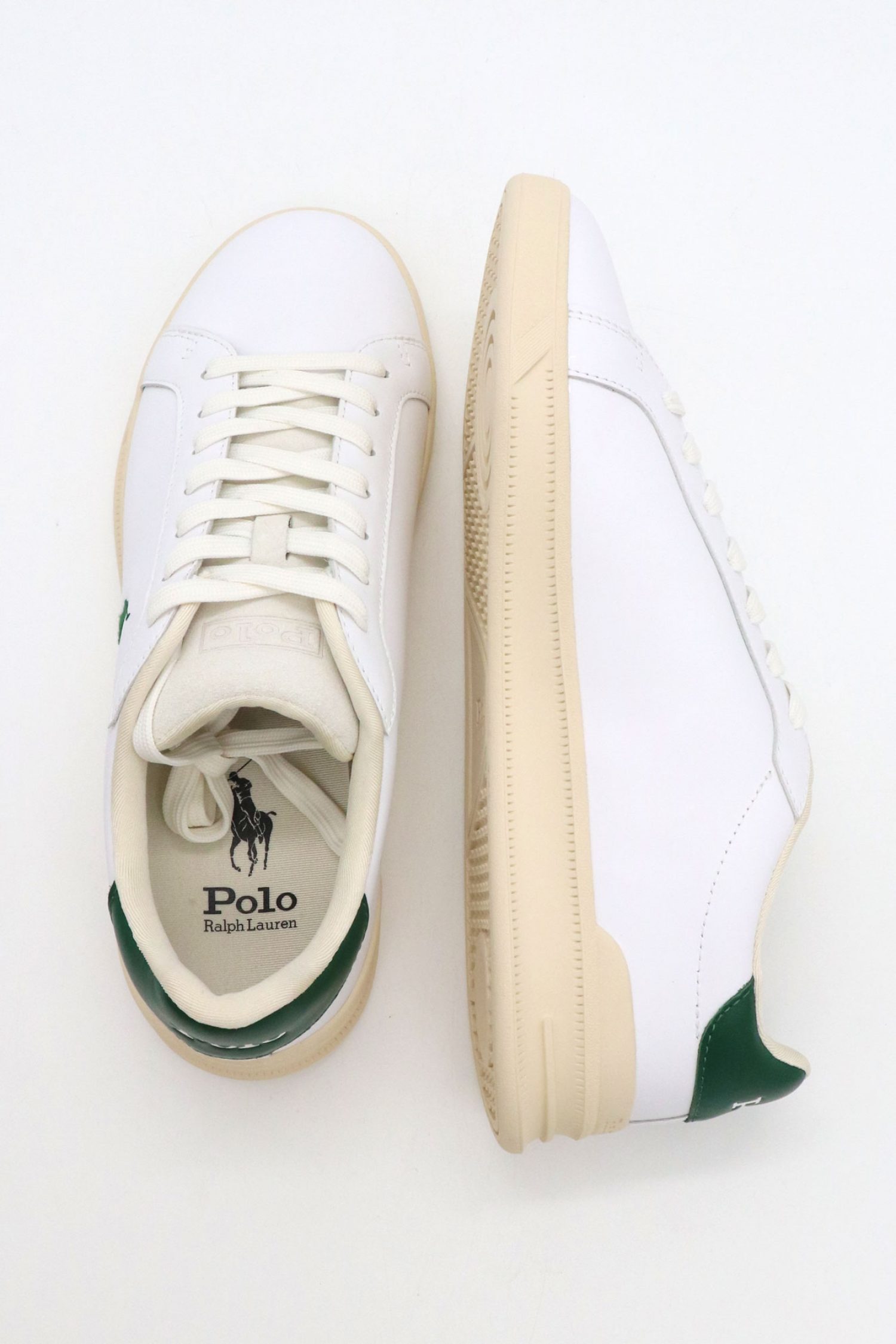 RALPH LAUREN ΠΑΠΟΥΤΣΙΑ SNEAKERS HRT II SK-LTL ΛΕΥΚΟ-ΠΡΑΣΙΝΟ φωτογραφία