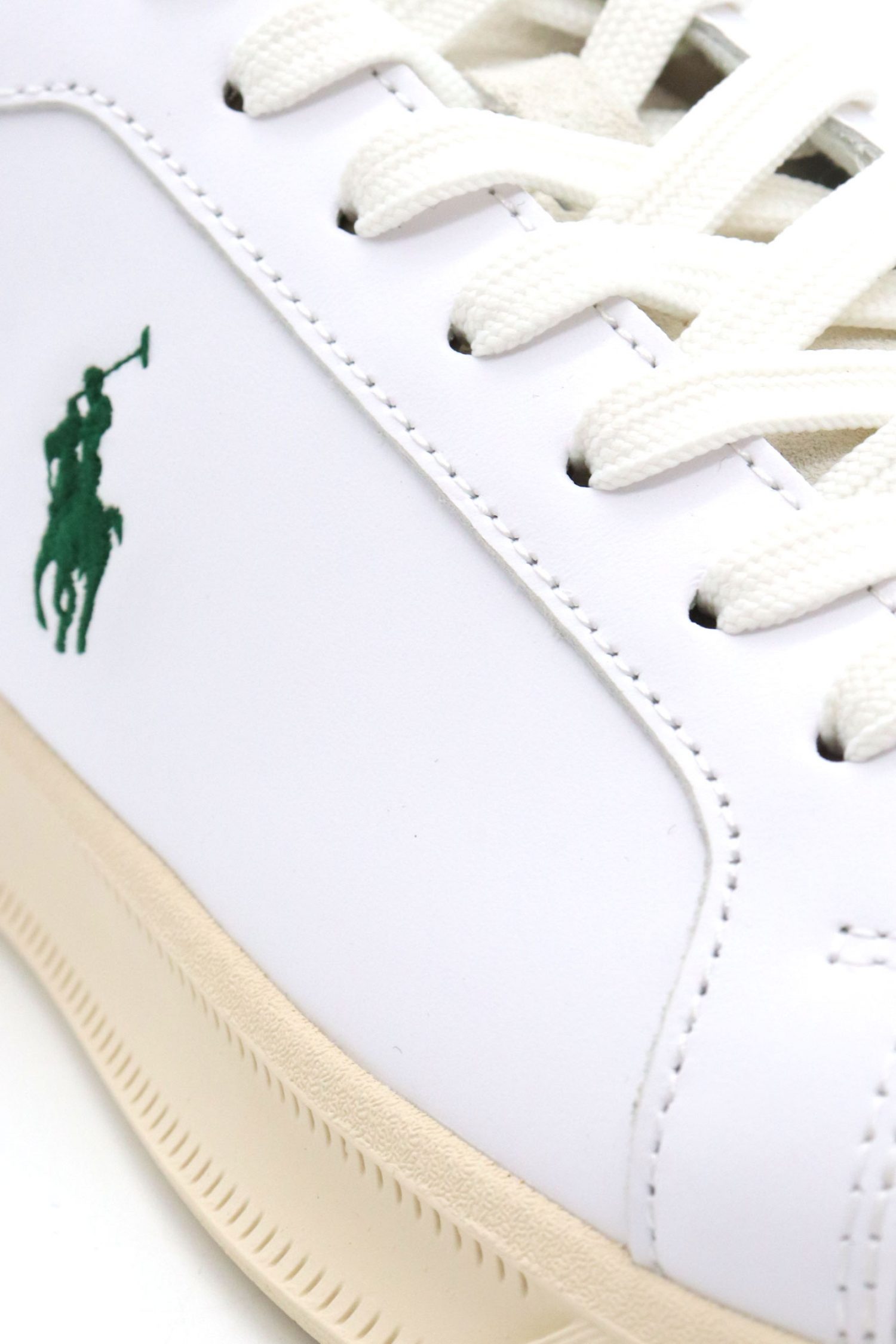 RALPH LAUREN ΠΑΠΟΥΤΣΙΑ SNEAKERS HRT II SK-LTL ΛΕΥΚΟ-ΠΡΑΣΙΝΟ φωτογραφία