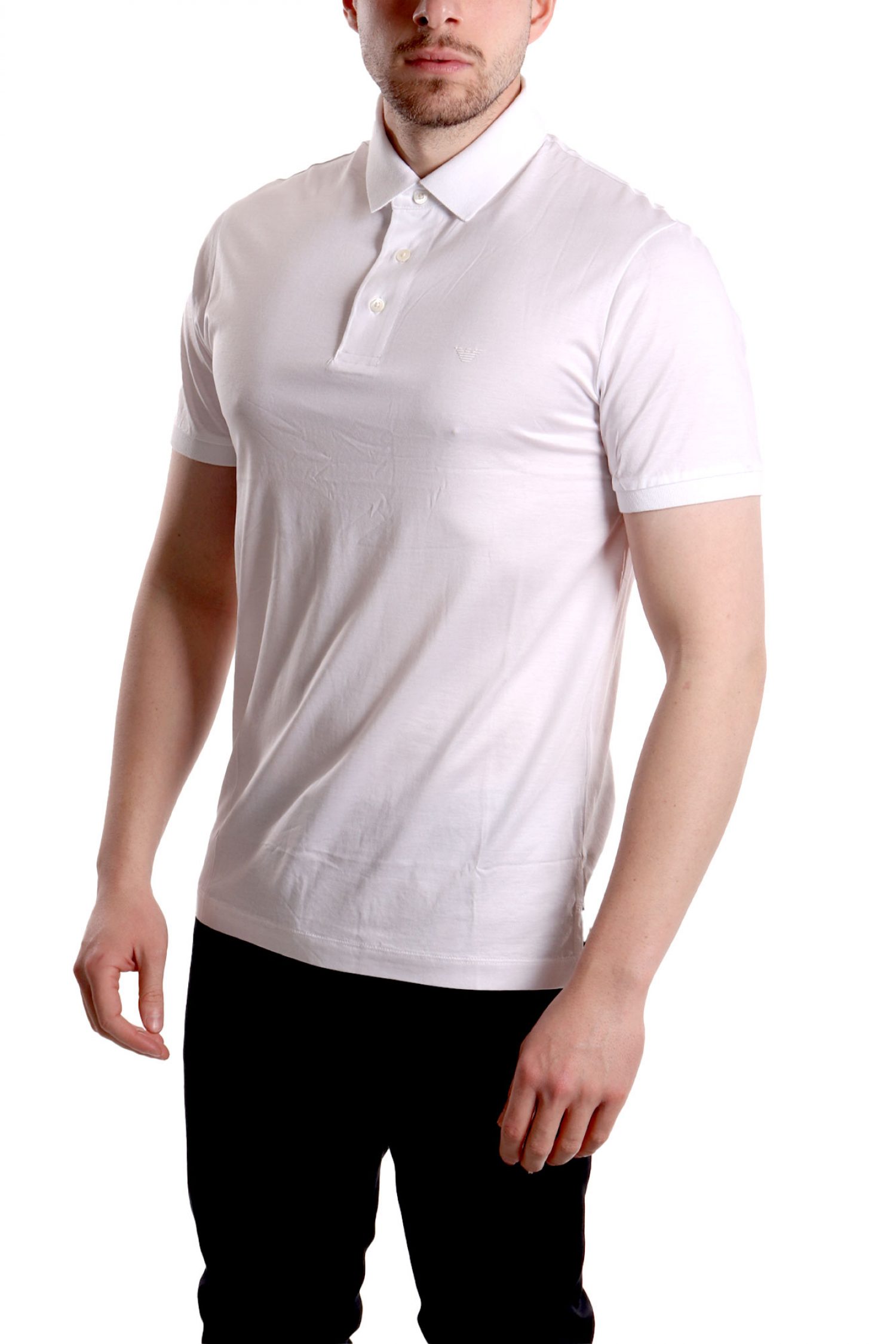 EMPORIO ARMANI POLO LOGO ΛΕΥΚΟ