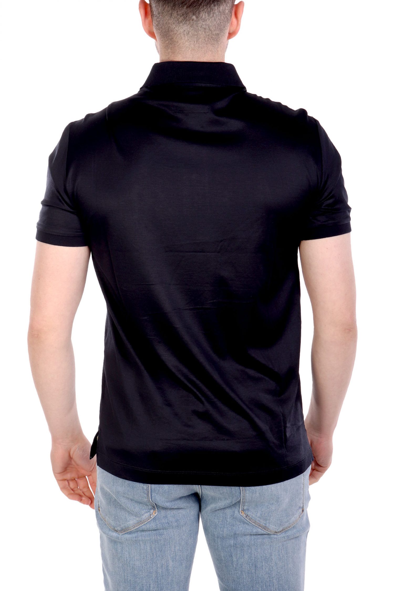 EMPORIO ARMANI POLO LOGO ΜΠΛΕ