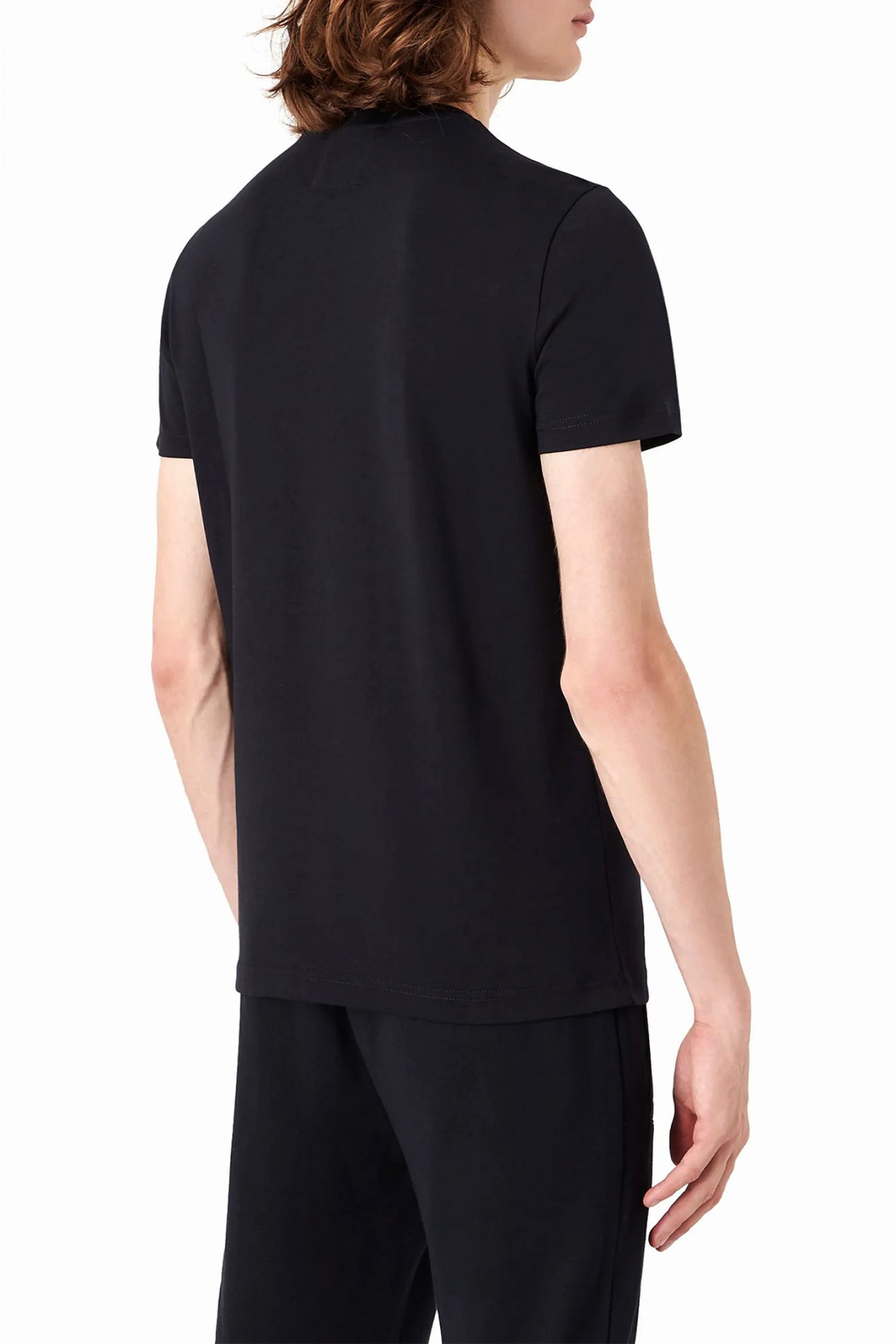 EMPORIO ARMANI T-SHIRT LOGO ΜΠΛΕ φωτογραφία