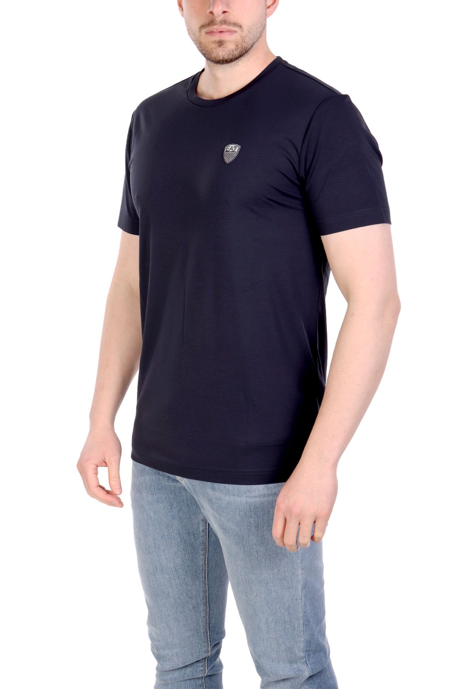 ARMANI 7 T-SHIRT LOGO ΜΠΛΕ