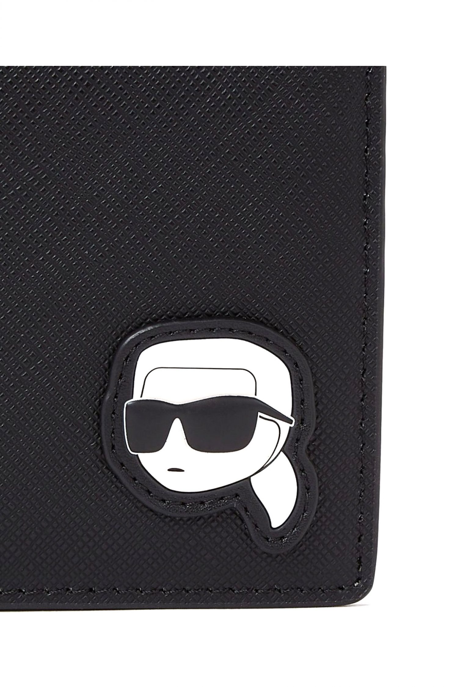 KARL LAGERFELD ΘΗΚΗ ΚΑΡΤΩΝ K/IKON KORE CARDHOLDER ΜΑΥΡΟ φωτογραφία