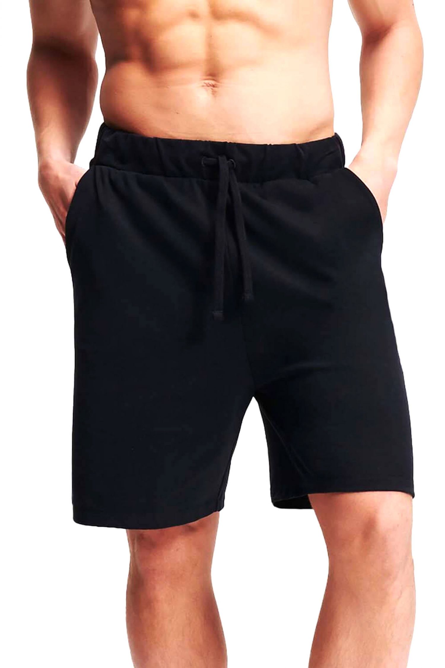 KARL LAGERFELD ΒΕΡΜΟΥΔΑ ΦΟΥΤΕΡ ELONGATED LOGO SHORTS ΜΑΥΡΟ φωτογραφία