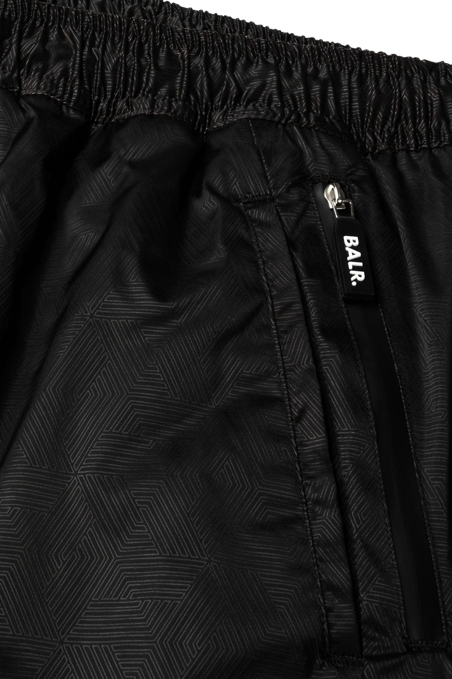 BALR. ΜΑΓΙΩ MONOGRAM SWIMSHORTS SPACE LOGO ΜΑΥΡΟ