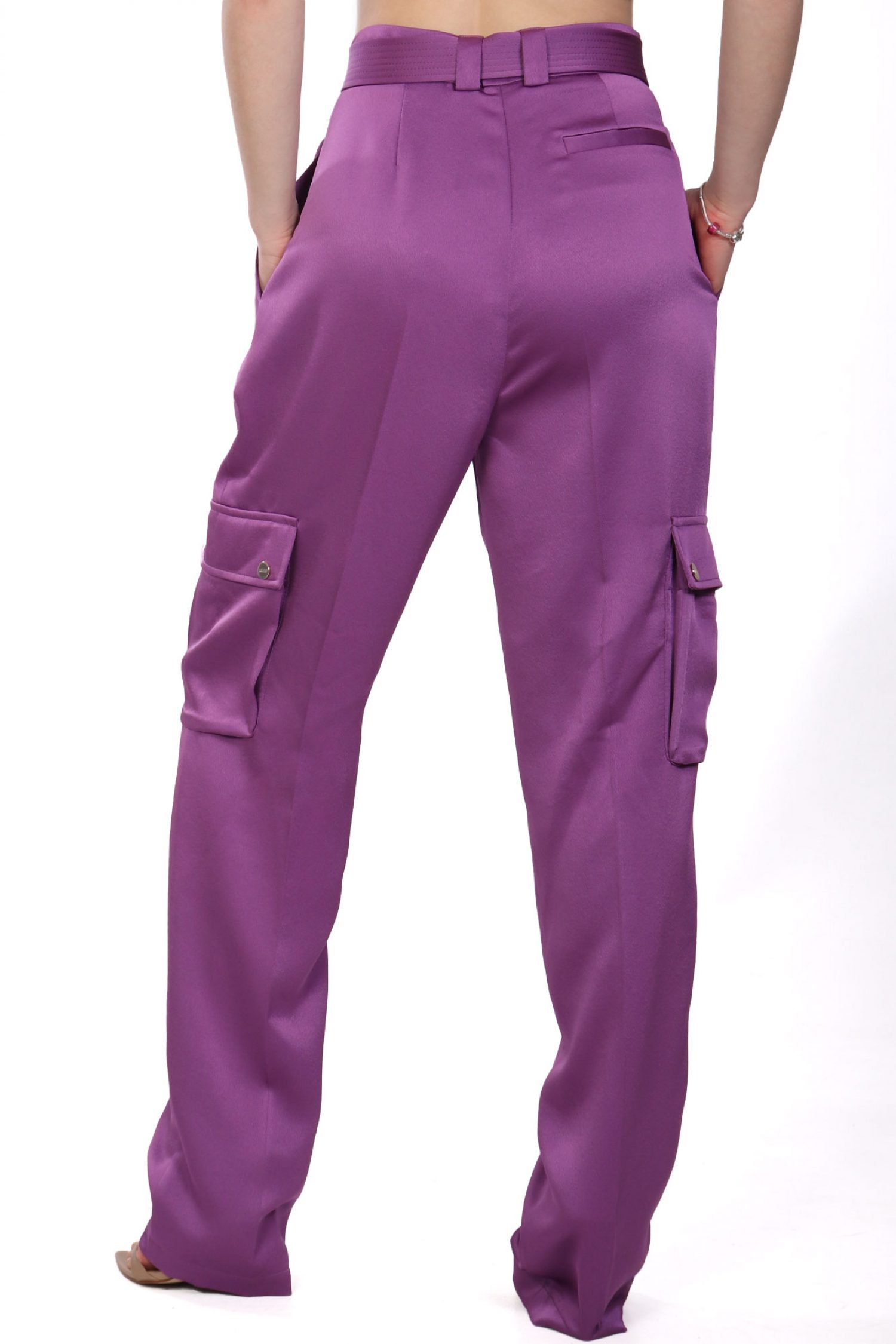 LIU JO BETTER ΠΑΝΤΕΛΟΝΙ CARGO ΣΑΤΕΝ ΜΕ ΖΩΝΗ ΜΩΒ