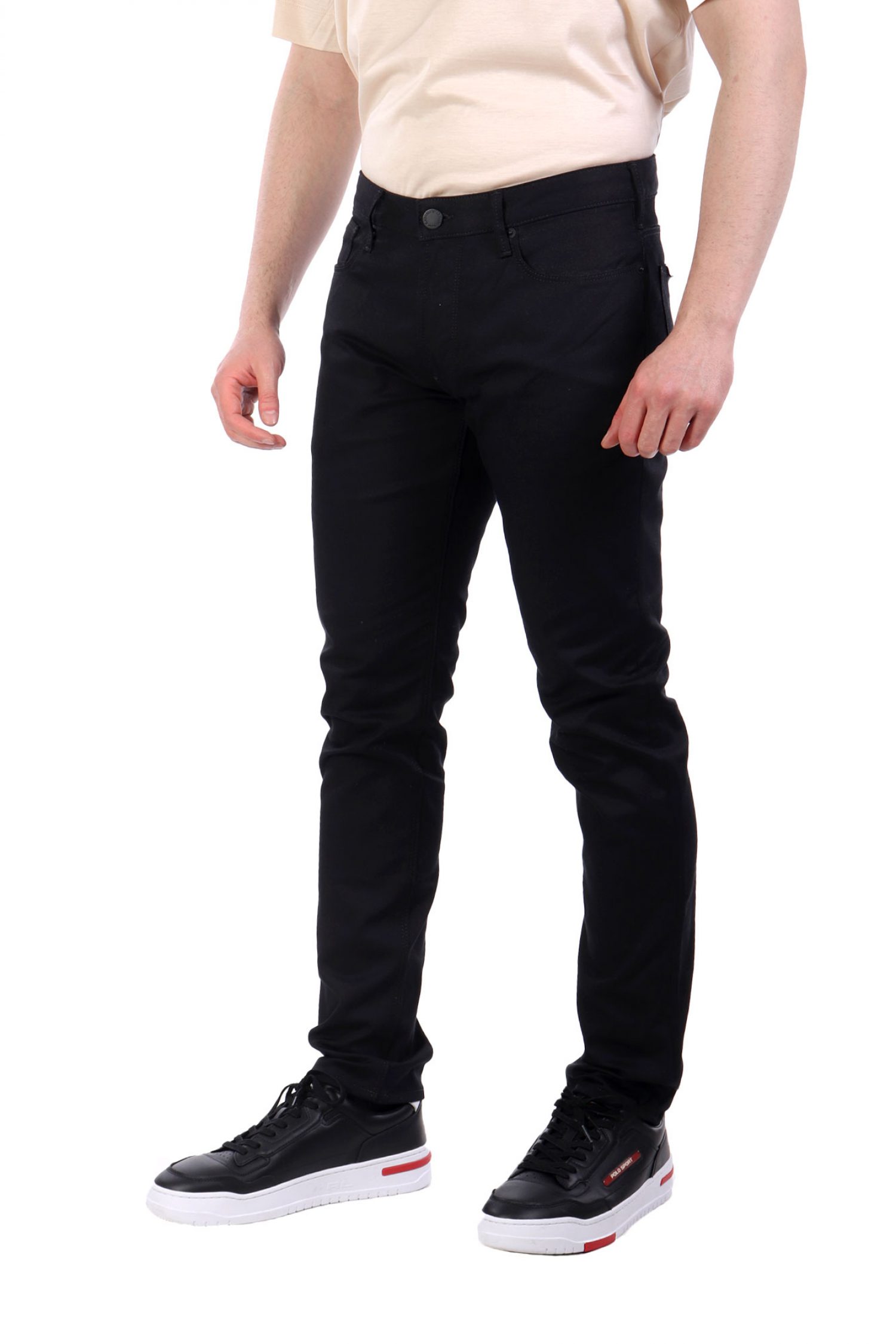 EMPORIO ARMANI ΠΑΝΤΕΛΟΝΙ 5ΤΣΕΠΟ J06 SLIM FIT ΜΑΥΡΟ