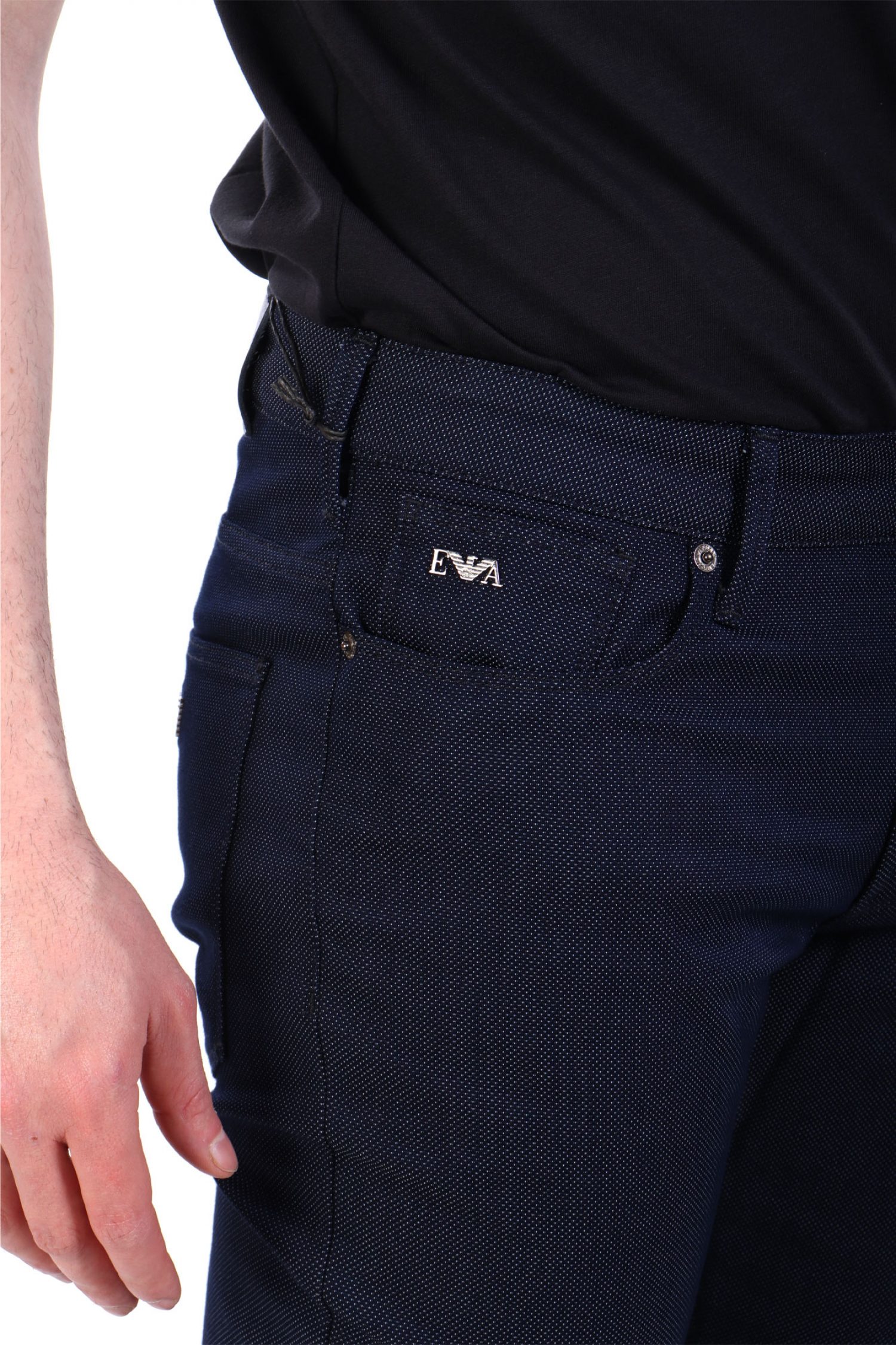 EMPORIO ARMANI ΠΑΝΤΕΛΟΝΙ 5ΤΣΕΠΟ ΜΙΚΡΟΣΧΕΔΙΟ J06 SLIM FIT ΜΠΛΕ