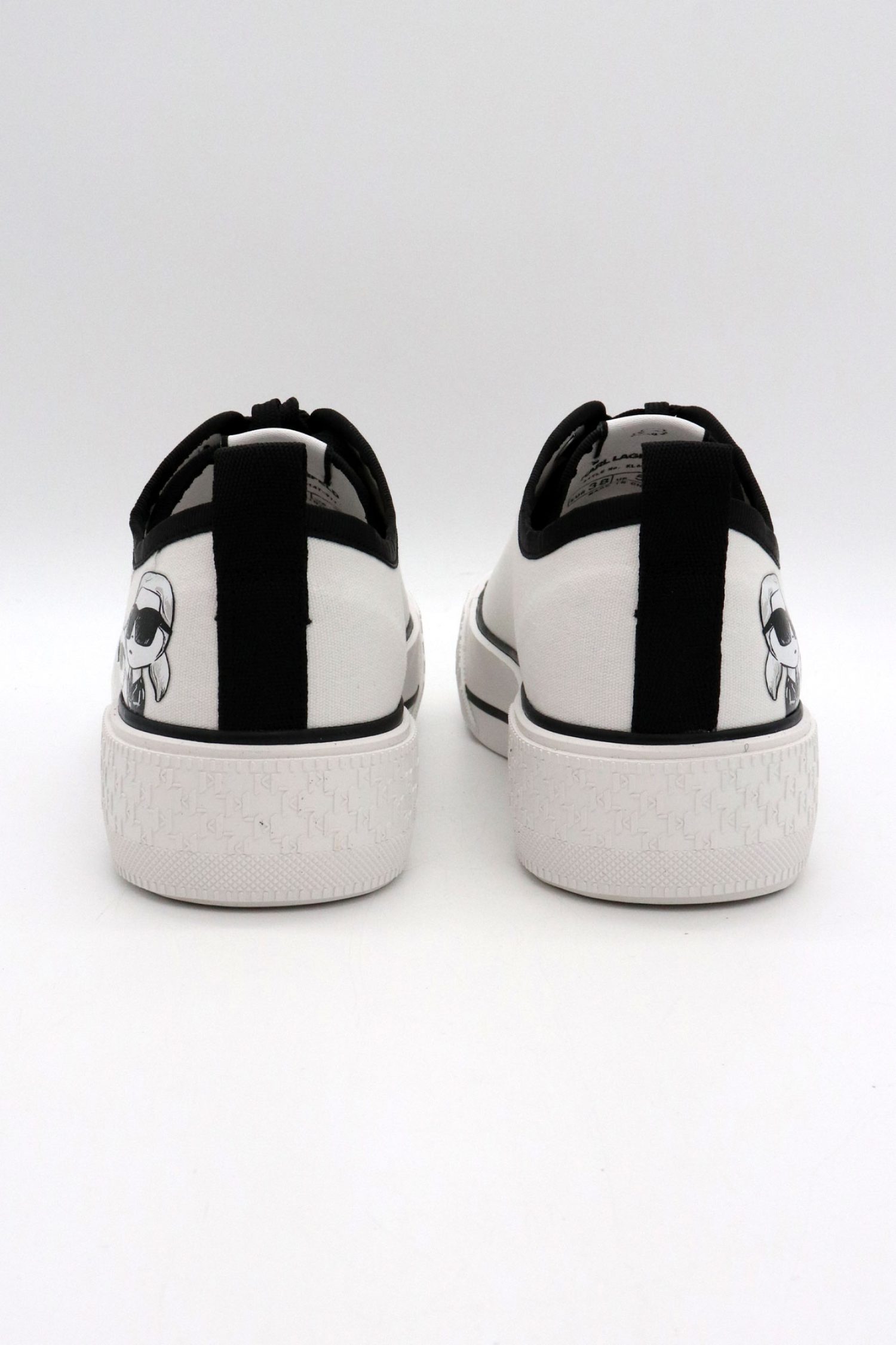 KARL LAGERFELD ΠΑΠΟΥΤΣΙΑ SNEAKERS KAMPUS MAX III TWIN KAMBAΣ LOGO ΛΕΥΚΟ