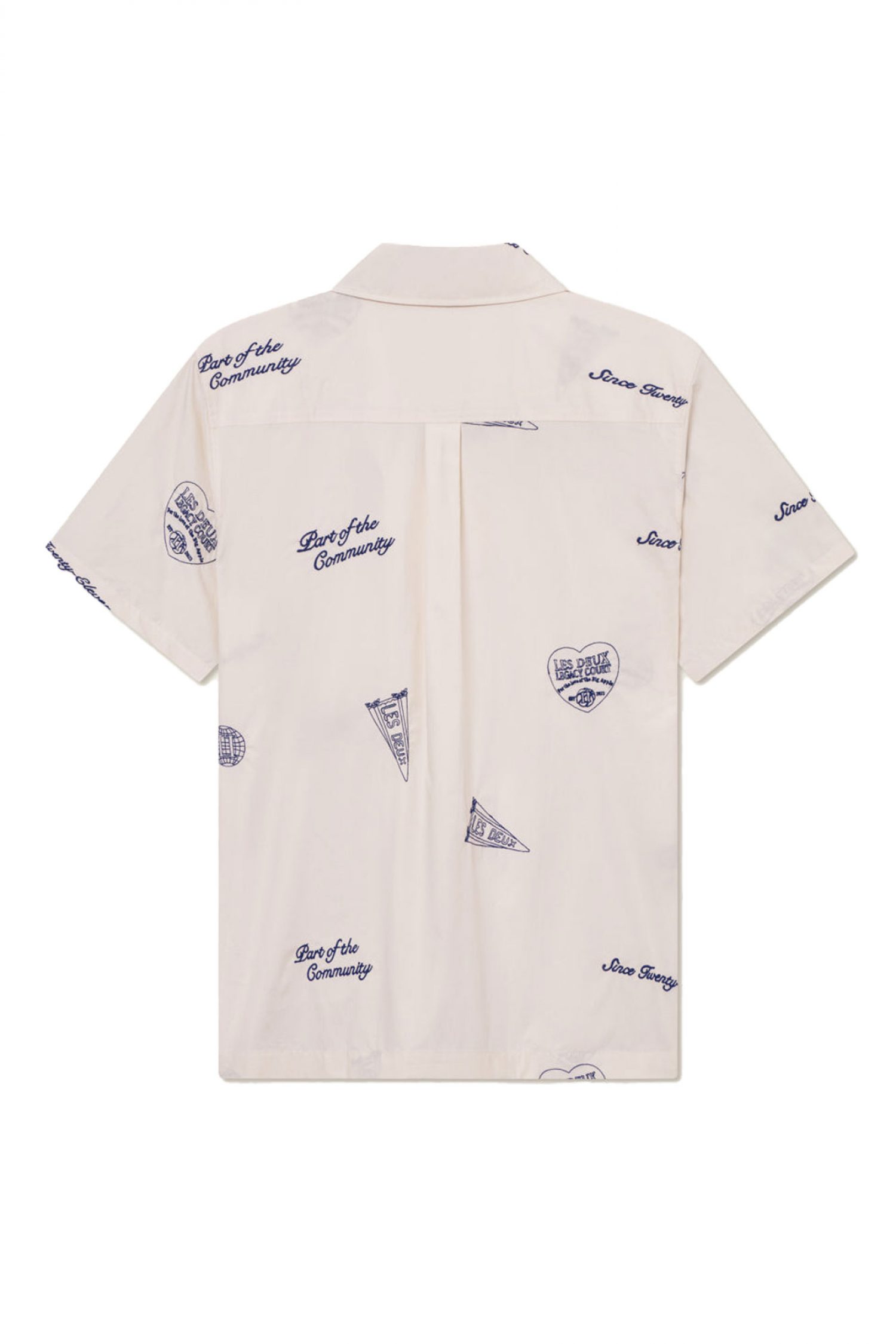 LES DEUX ΠΟΥΚΑΜΙΣΟ HENDRIX AOEE SS LOGO ΕΚΡΟΥ