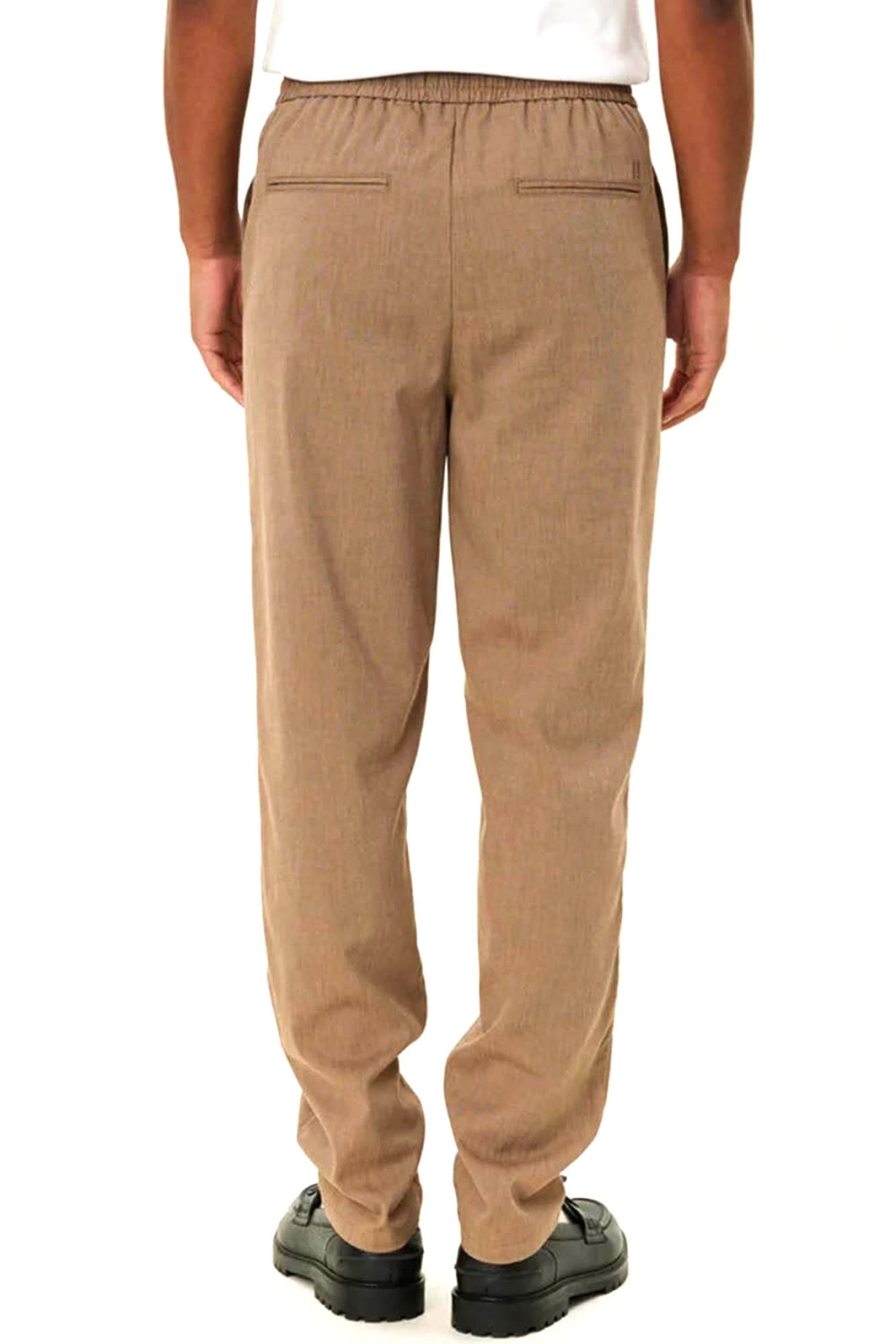 LES DEUX ΠΑΝΤΕΛΟΝΙ ΛΙΝΟ COMO REGULAR FIT ΚΑΦΕ ΠΟΥΡΟ