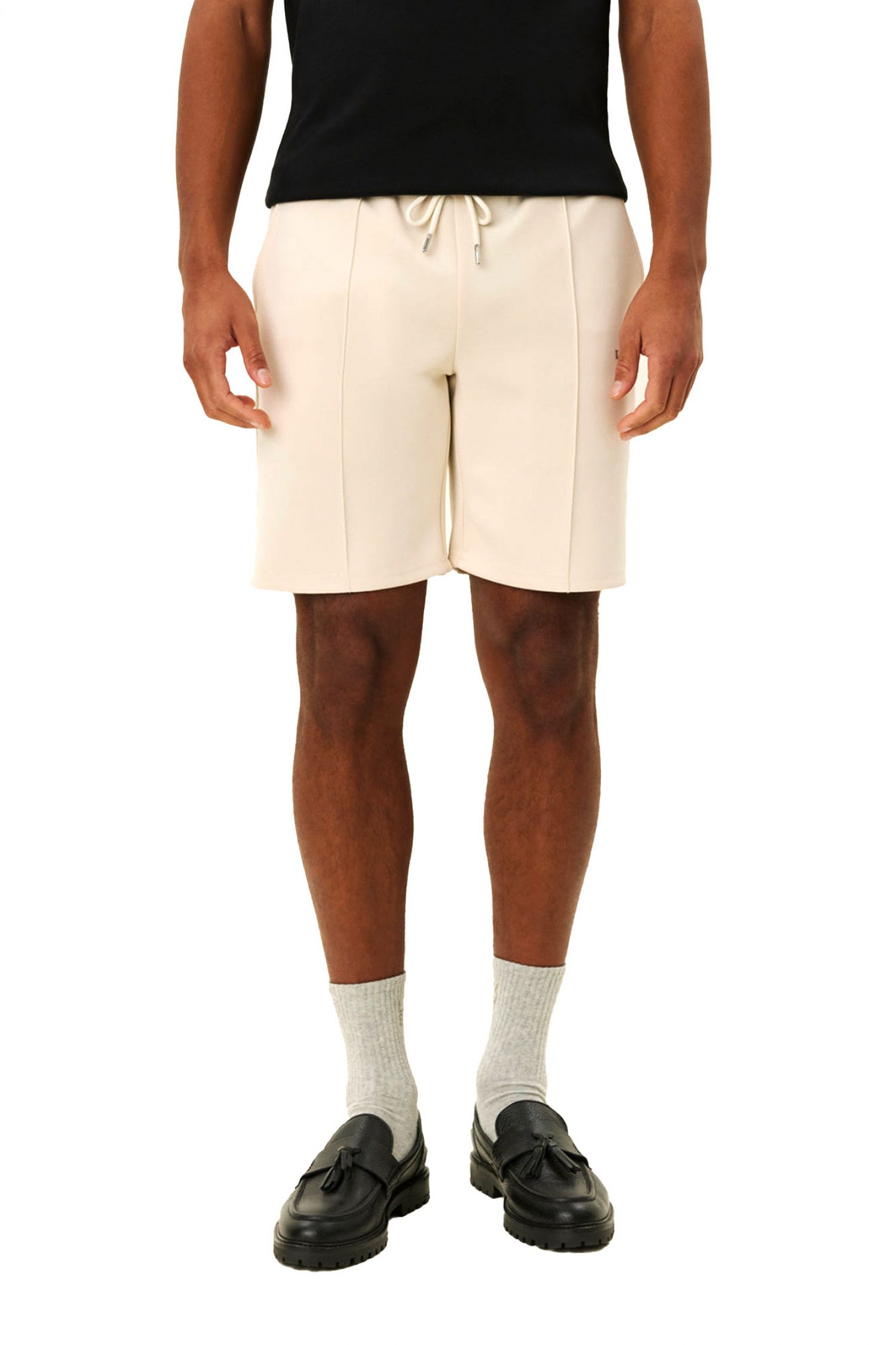 LES DEUX ΒΕΡΜΟΥΔΑ BALLIER LOGO ΕΚΡΟΥ