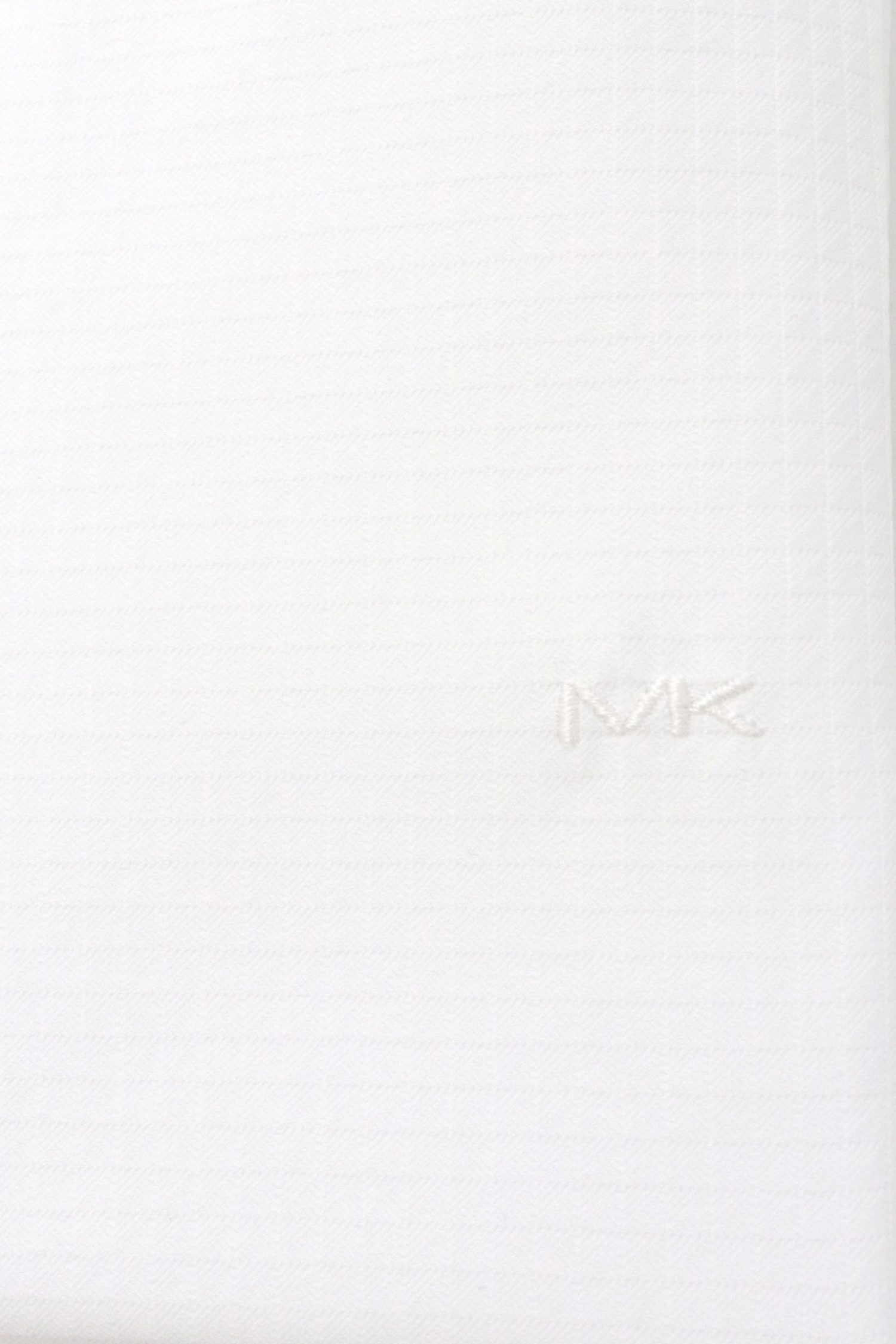 MICHAEL KORS ΠΟΥΚΑΜΙΣΟ ΜΙΚΡΟΣΧΕΔΙΟ SLIM FIT PERFORMANCE DOBBY ΛΕΥΚΟ φωτογραφία