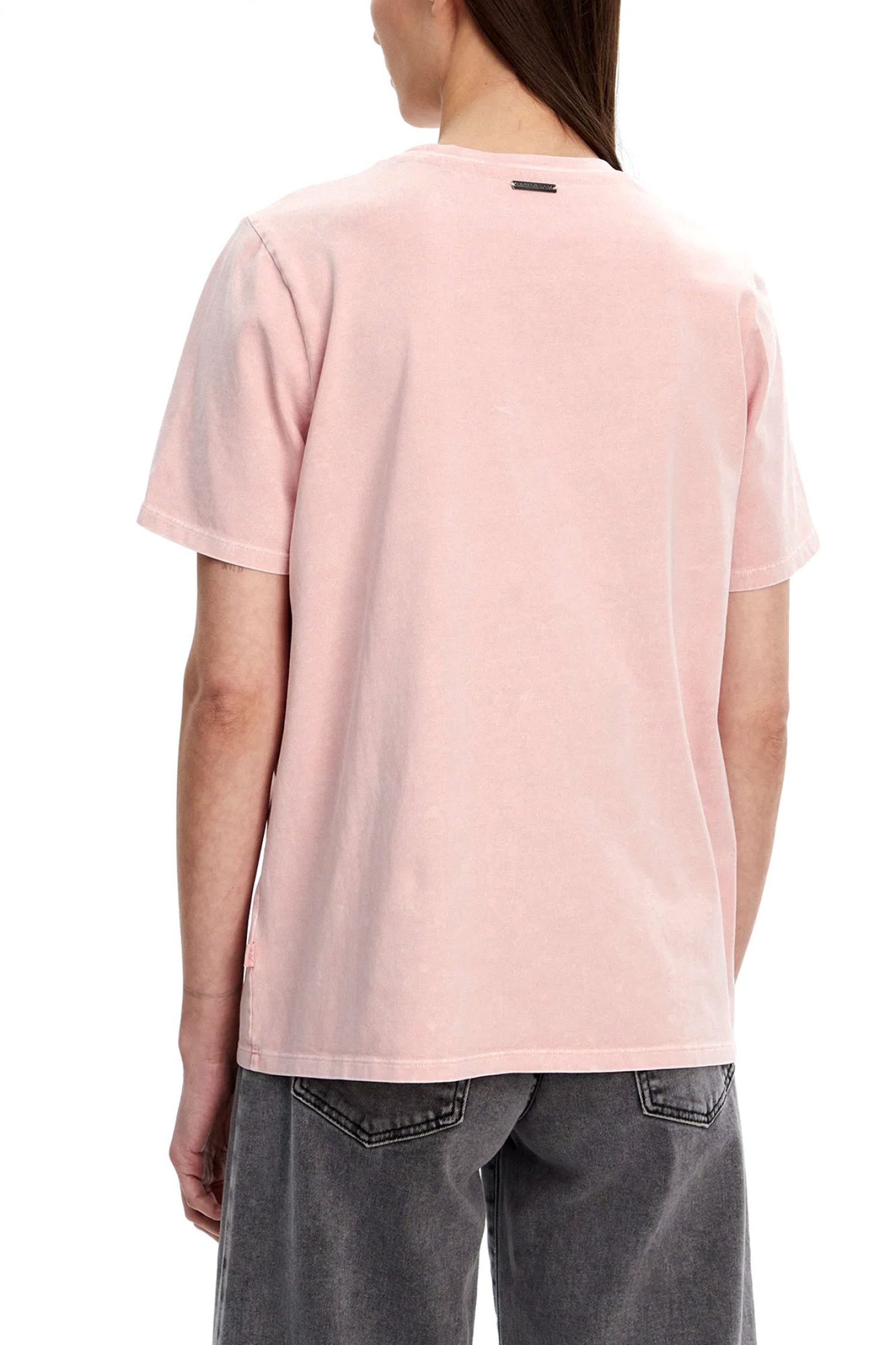 MICHAEL KORS T-SHIRT LOGO ΡΟΖ φωτογραφία