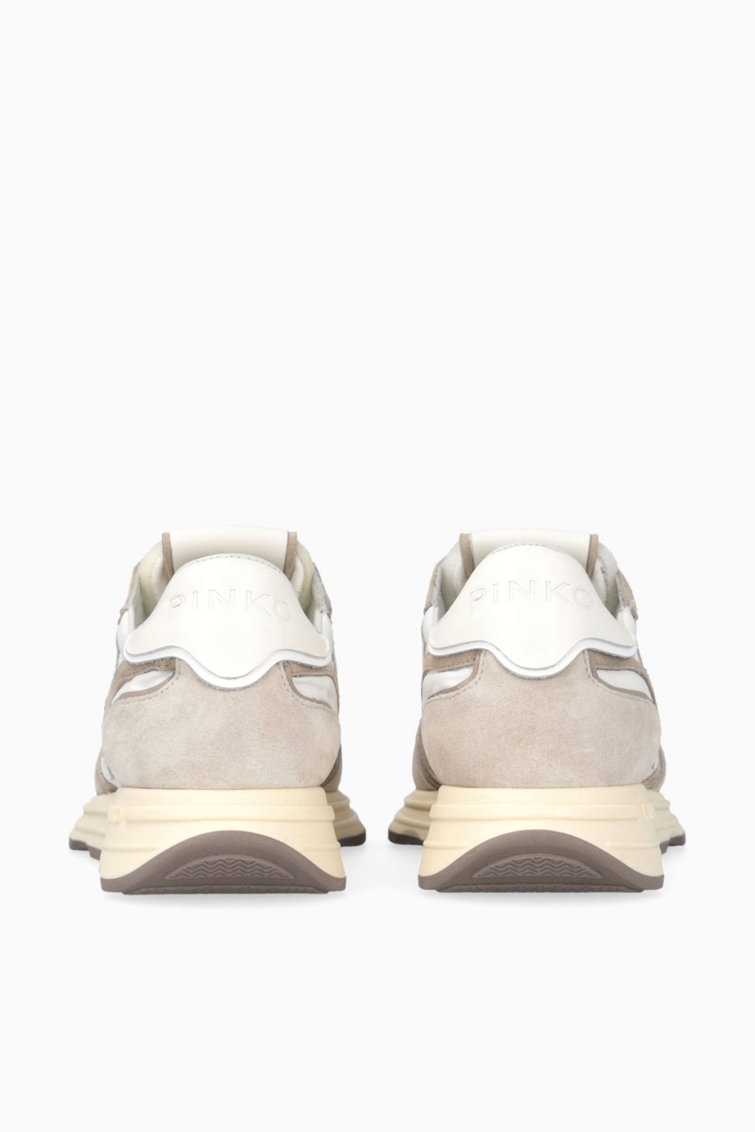 PINKO SNEAKERS ZOE 01 - SNEAKER COW SUEDE/NYLON ΕΚΡΟΥ