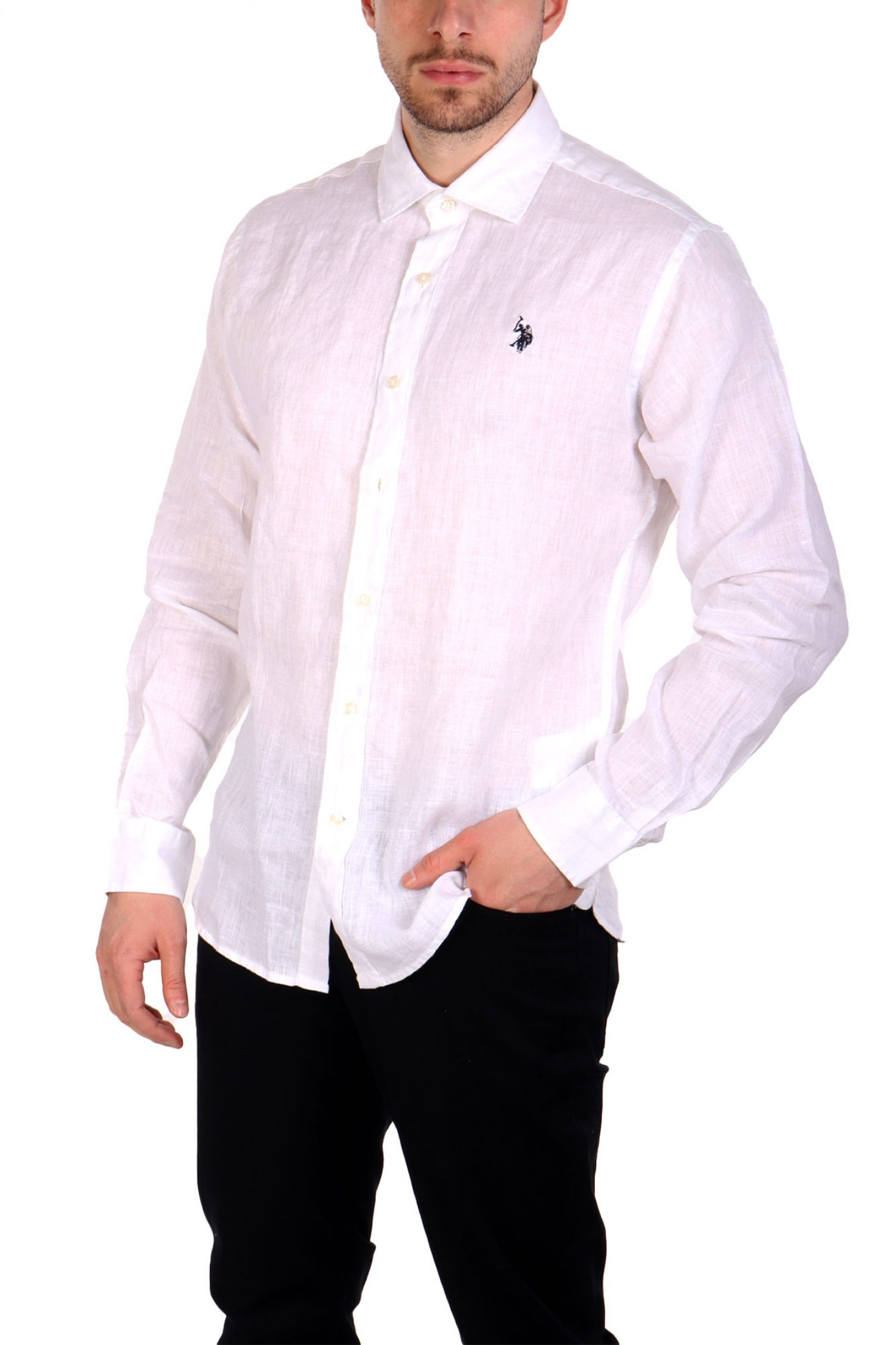 Men's Shirts U.S. Polo Assn White