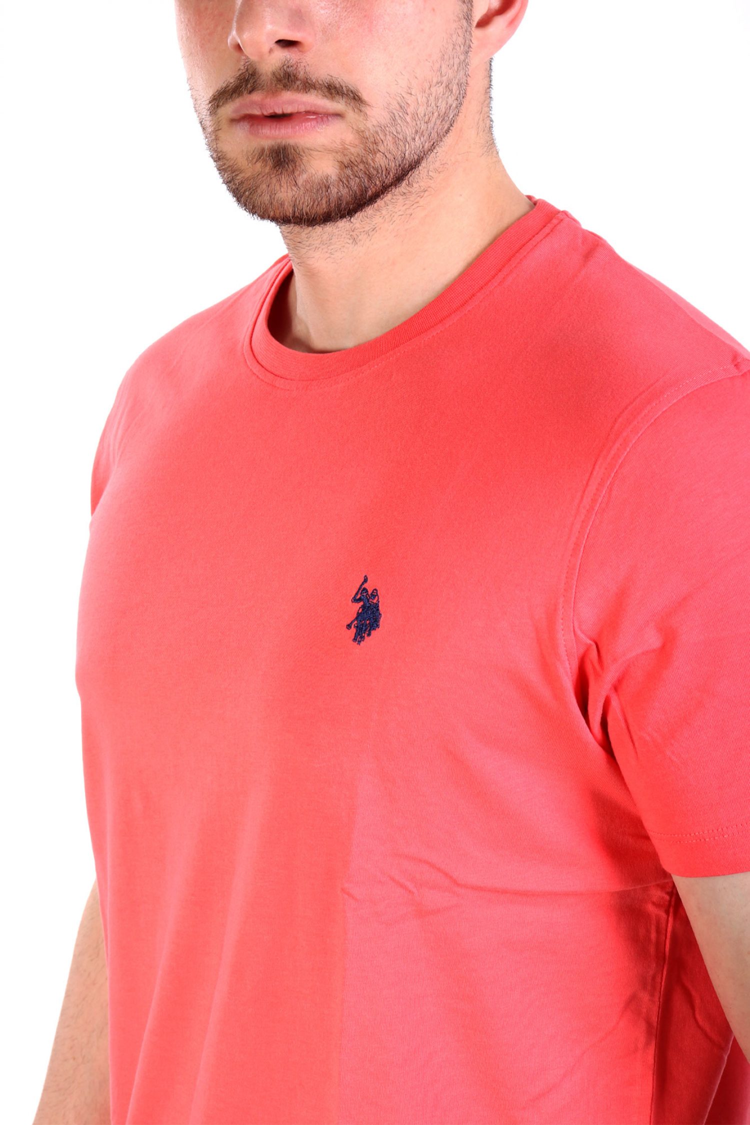 U.S.POLO ASSN T-SHIRT CREW NECK LOGO MICK ΚΟΡΑΛΙ