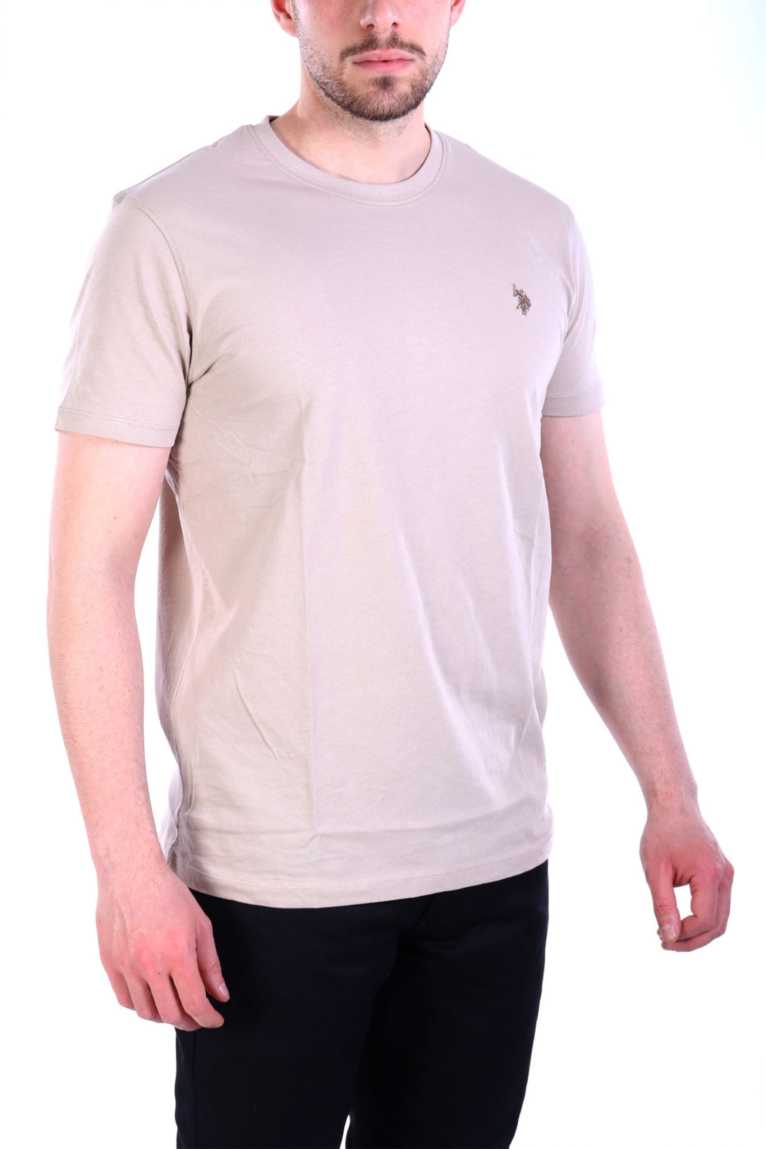 U.S.POLO ASSN T-SHIRT CREW NECK LOGO MICK ΜΠΕΖ