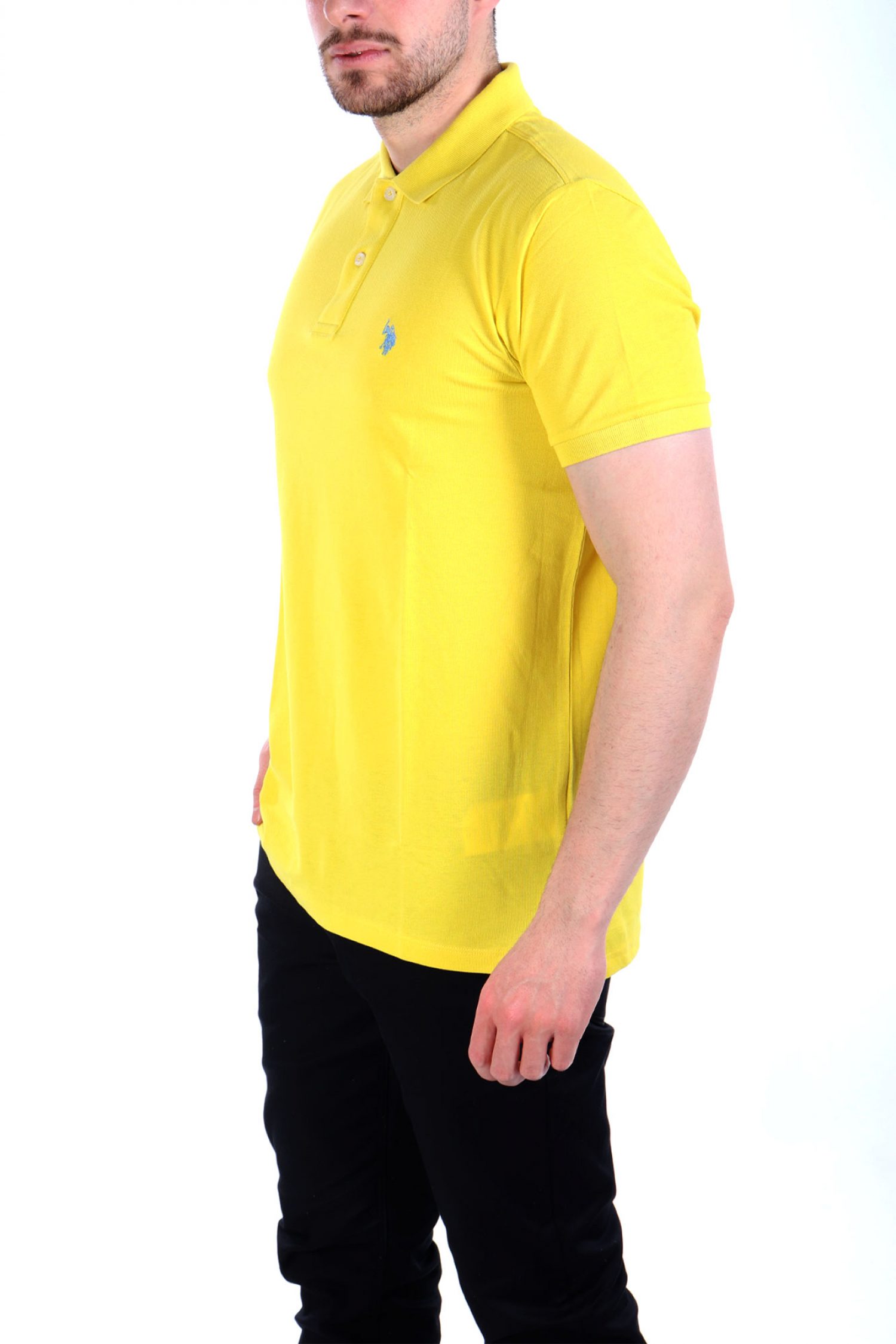 U.S.POLO ASSN POLO KING LOGO ΚΙΤΡΙΝΟ