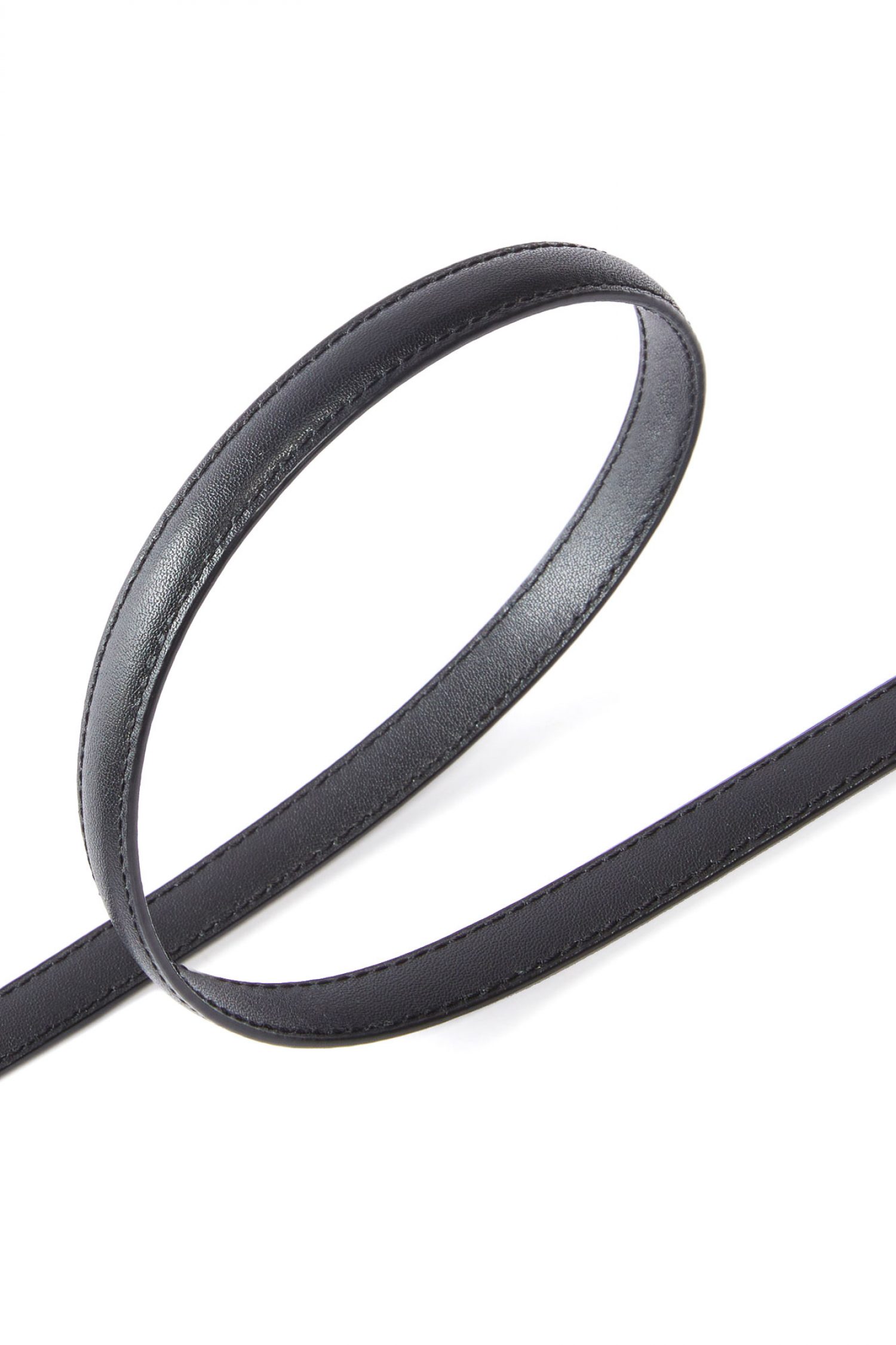 PINKO ΖΩΝΗ LOVE BERRY H1 BELT VITELLO SETA ΜΑΥΡΟ-ANTIQUE GOLD φωτογραφία