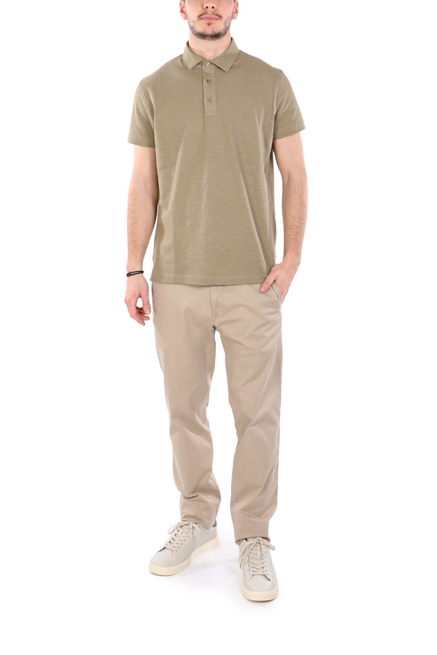 DORS POLO PIQUE LOGO ΧΑΚΙ