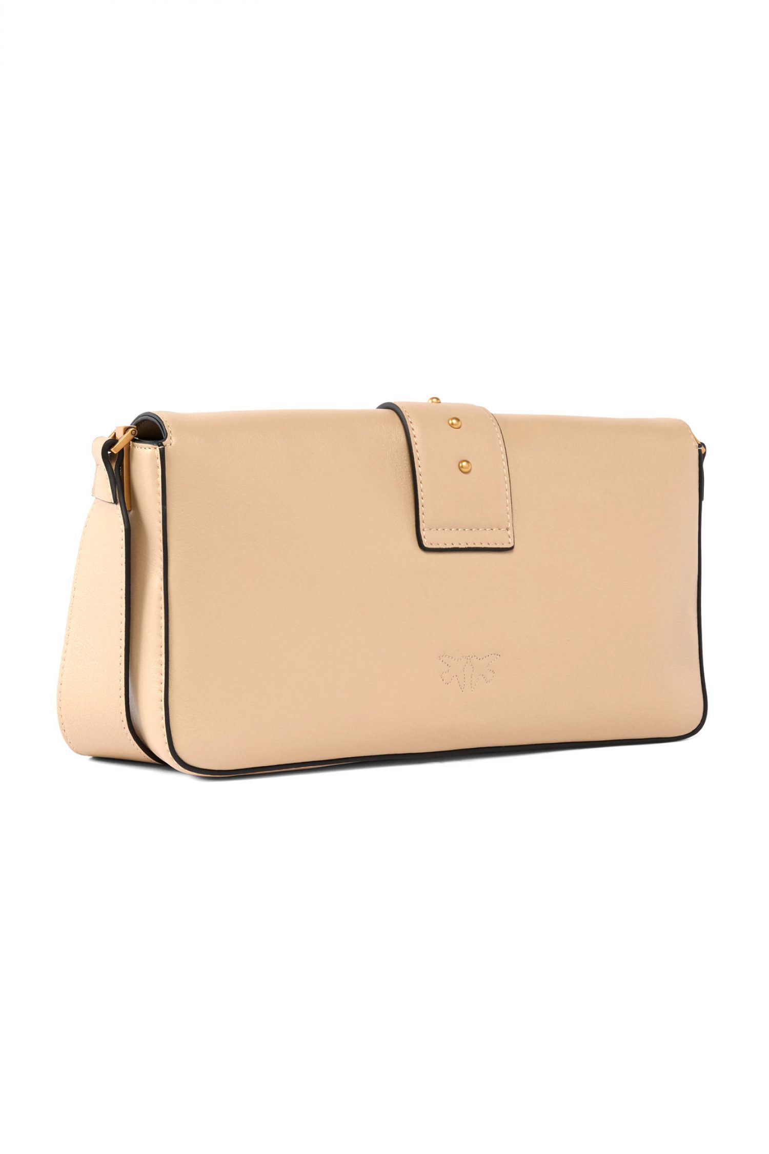 PINKO ΤΣΑΝΤΑ LOVE ONE CLASSIC SLOUCHY FL VITELLO MORBIDO ΜΠΕΖ